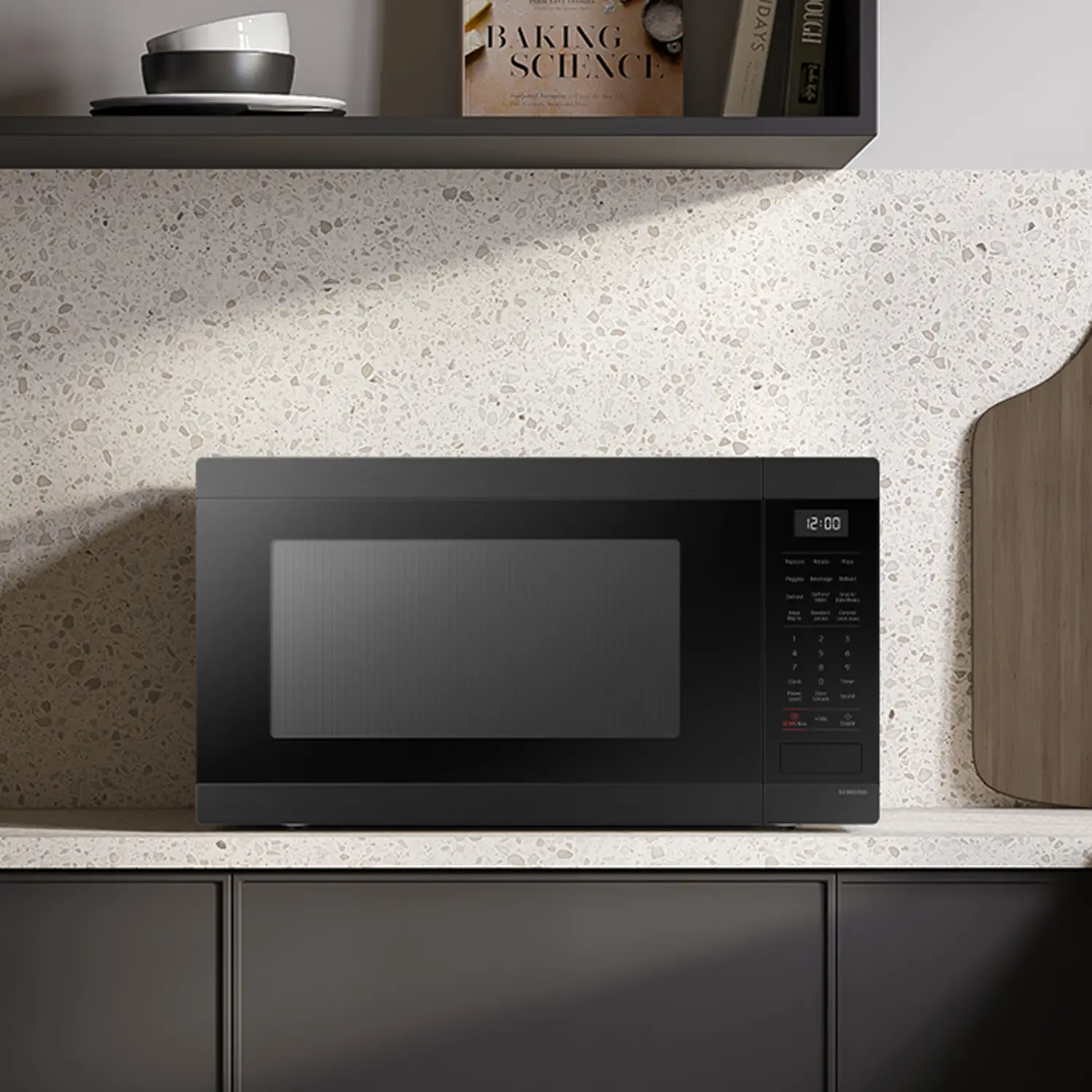MS19DG8500MT 1.9 cu. ft. Countertop Microwave with Sensor Cooking - Matte Black Stainless Steel-2
