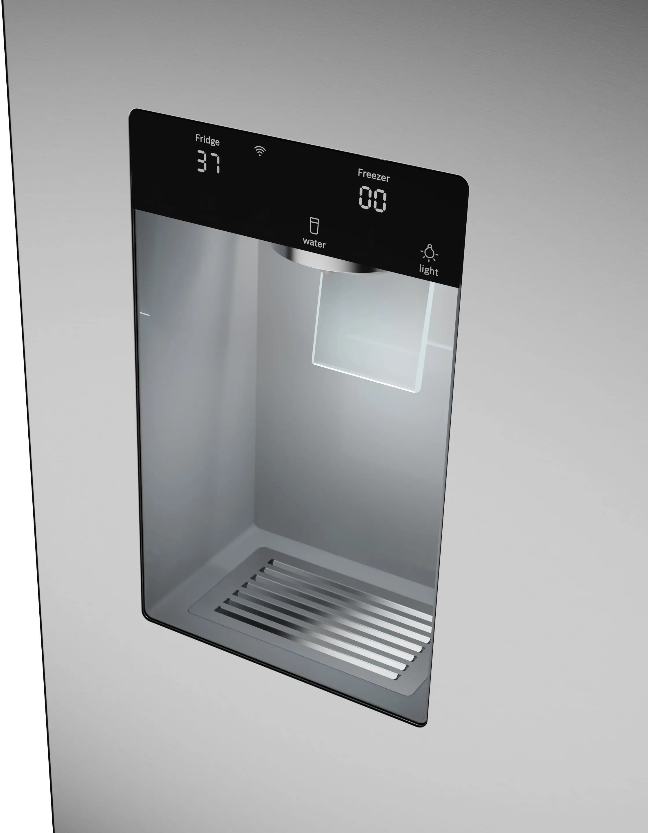 B36FD10ENS Bosch 100 Series 26 Cu Ft French Door Refrigerator - Stainless Steel-4