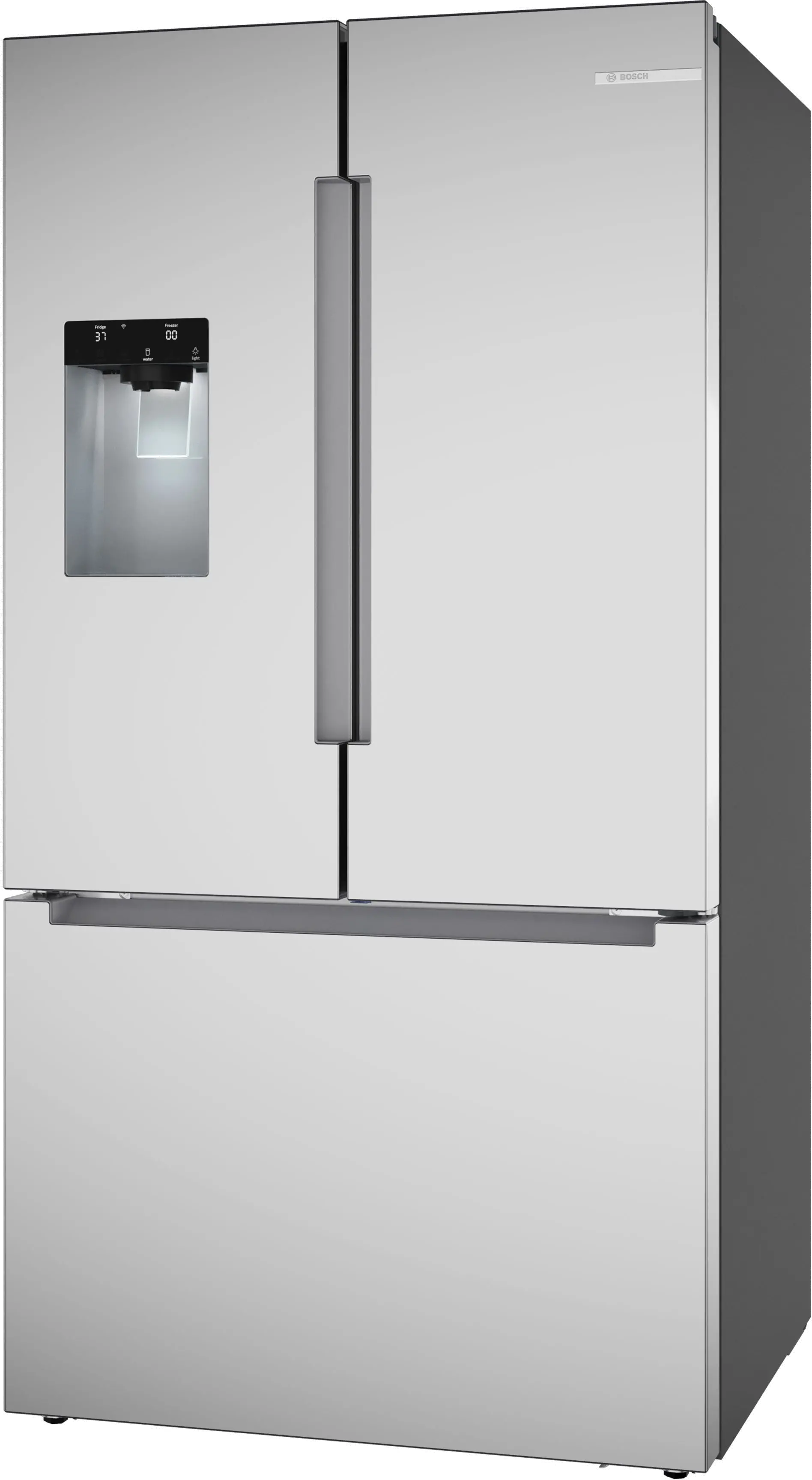 B36FD10ENS Bosch 100 Series 26 Cu Ft French Door Refrigerator - Stainless Steel-5