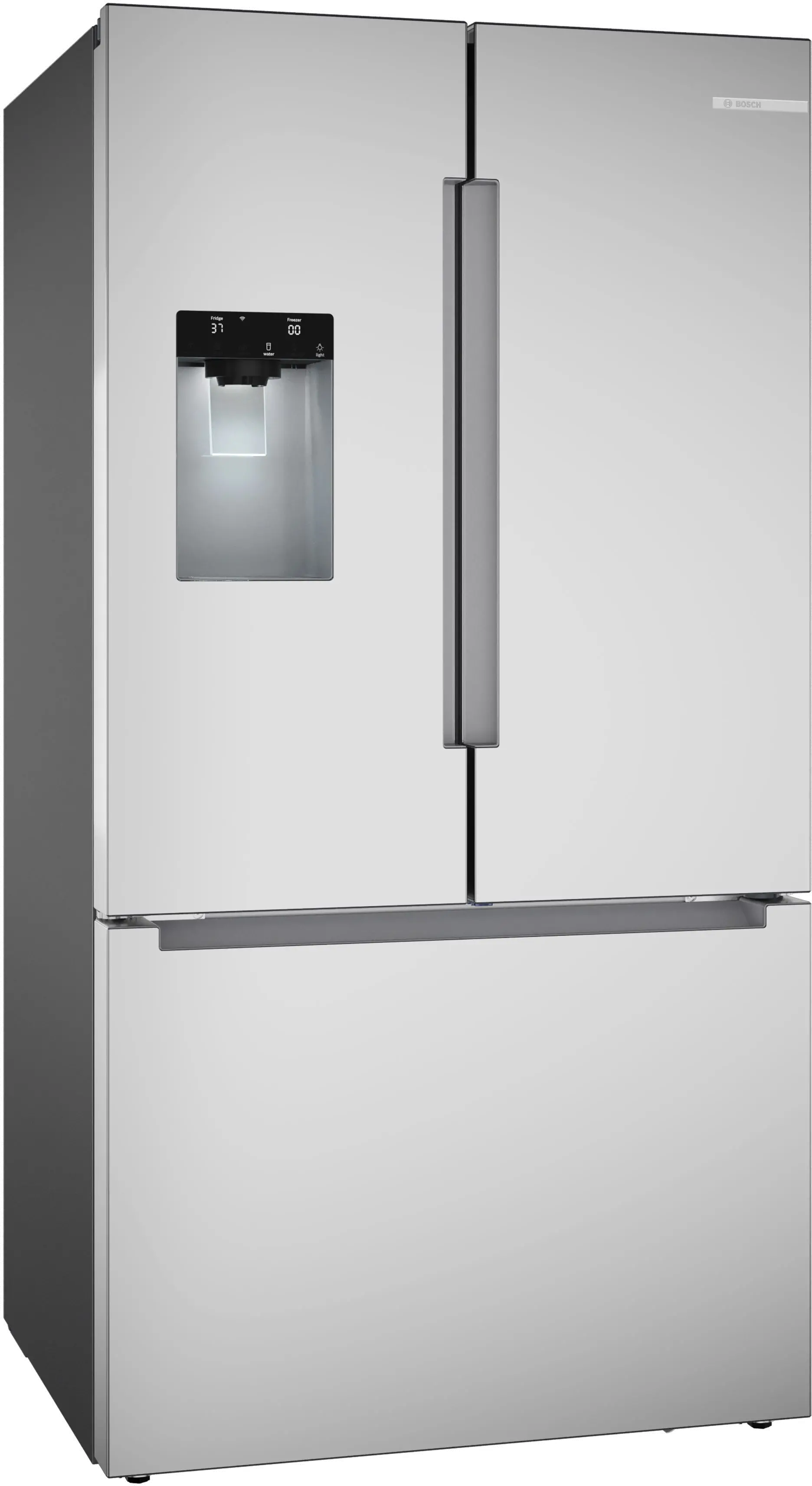 B36FD10ENS Bosch 100 Series 26 Cu Ft French Door Refrigerator - Stainless Steel-6