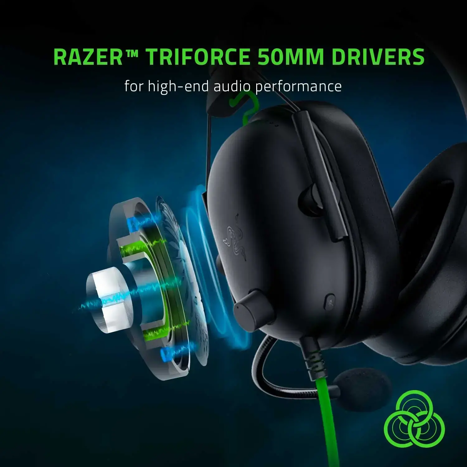RZ04-03240900-R3U1 Razer BlackShark V2 X Wired Gaming Headset for Xbox - Black-2