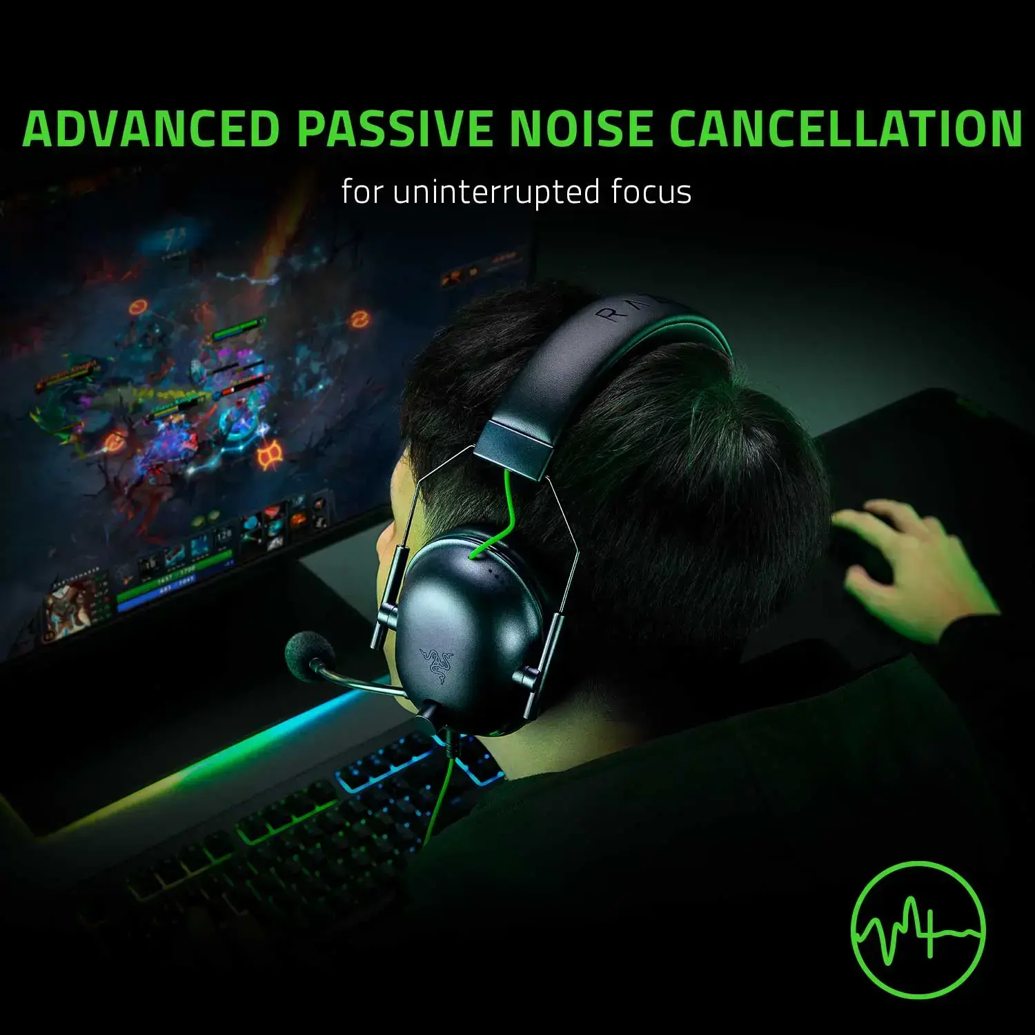 RZ04-03240900-R3U1 Razer BlackShark V2 X Wired Gaming Headset for Xbox - Black-4