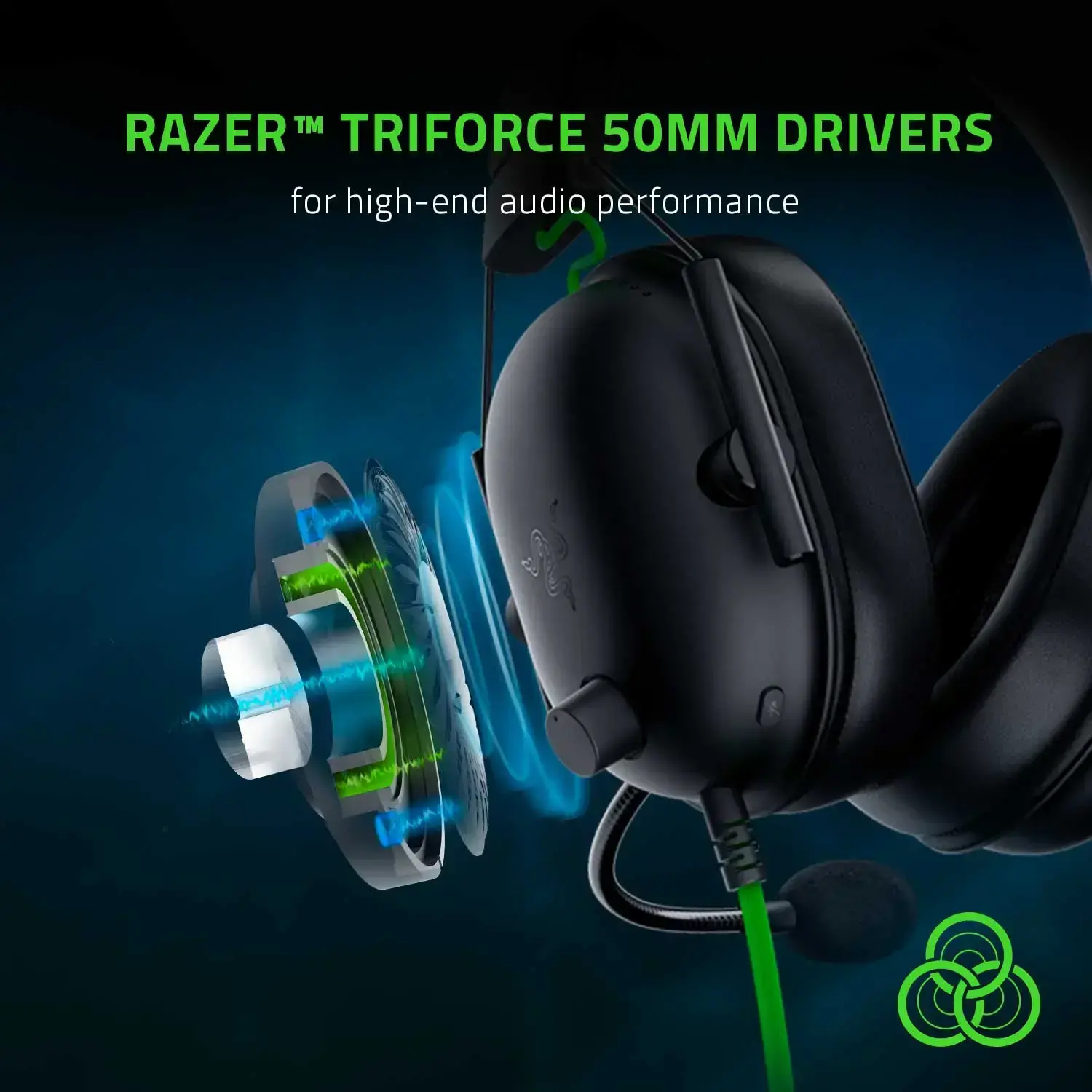 RZ04-03241000-R3UA Razer BlackShark V2 X Wired Gaming Headset for PS5 - Black-2