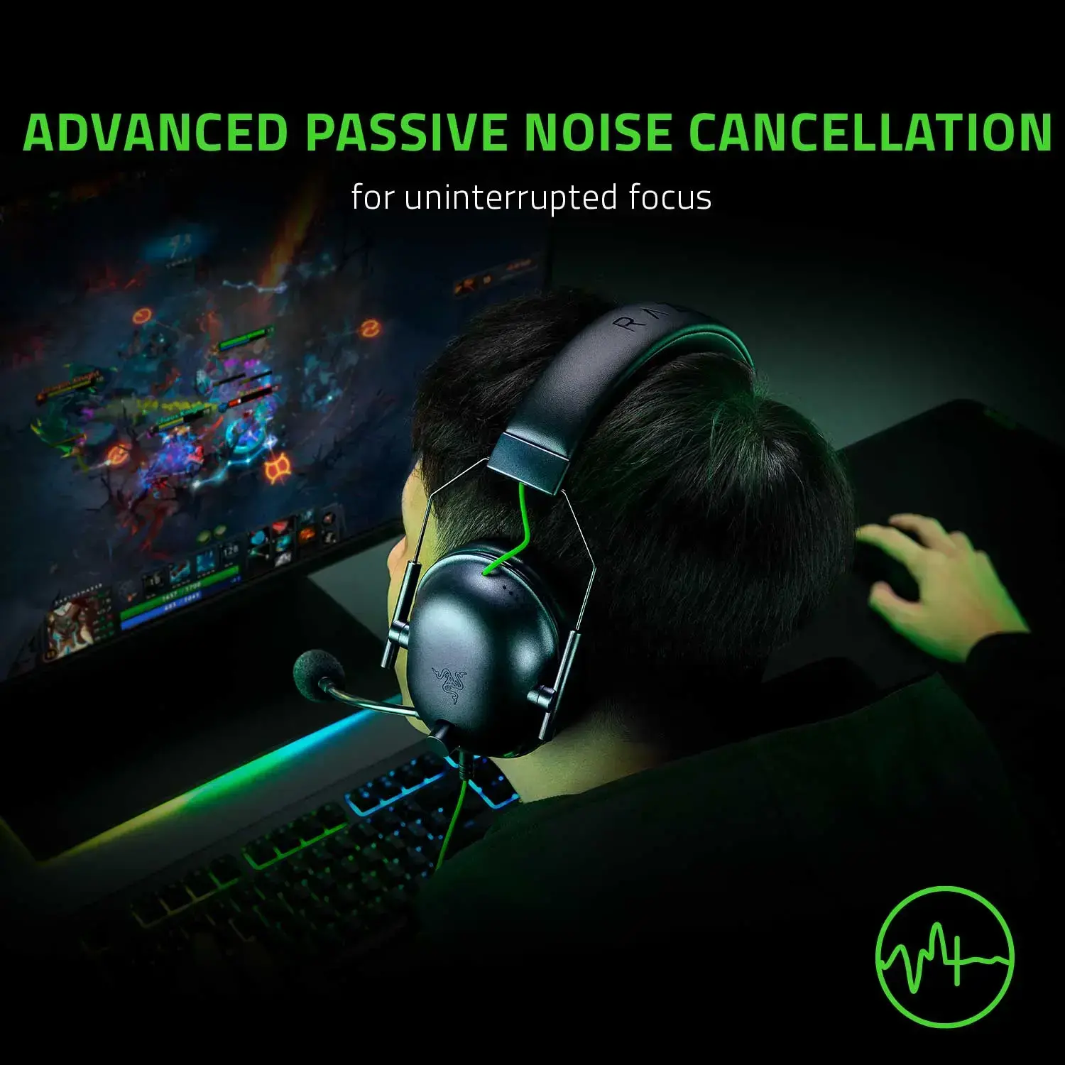 RZ04-03241000-R3UA Razer BlackShark V2 X Wired Gaming Headset for PS5 - Black-4