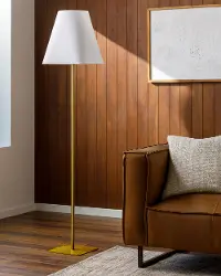 PIU-002 Pique Brass Accent Floor Lamp