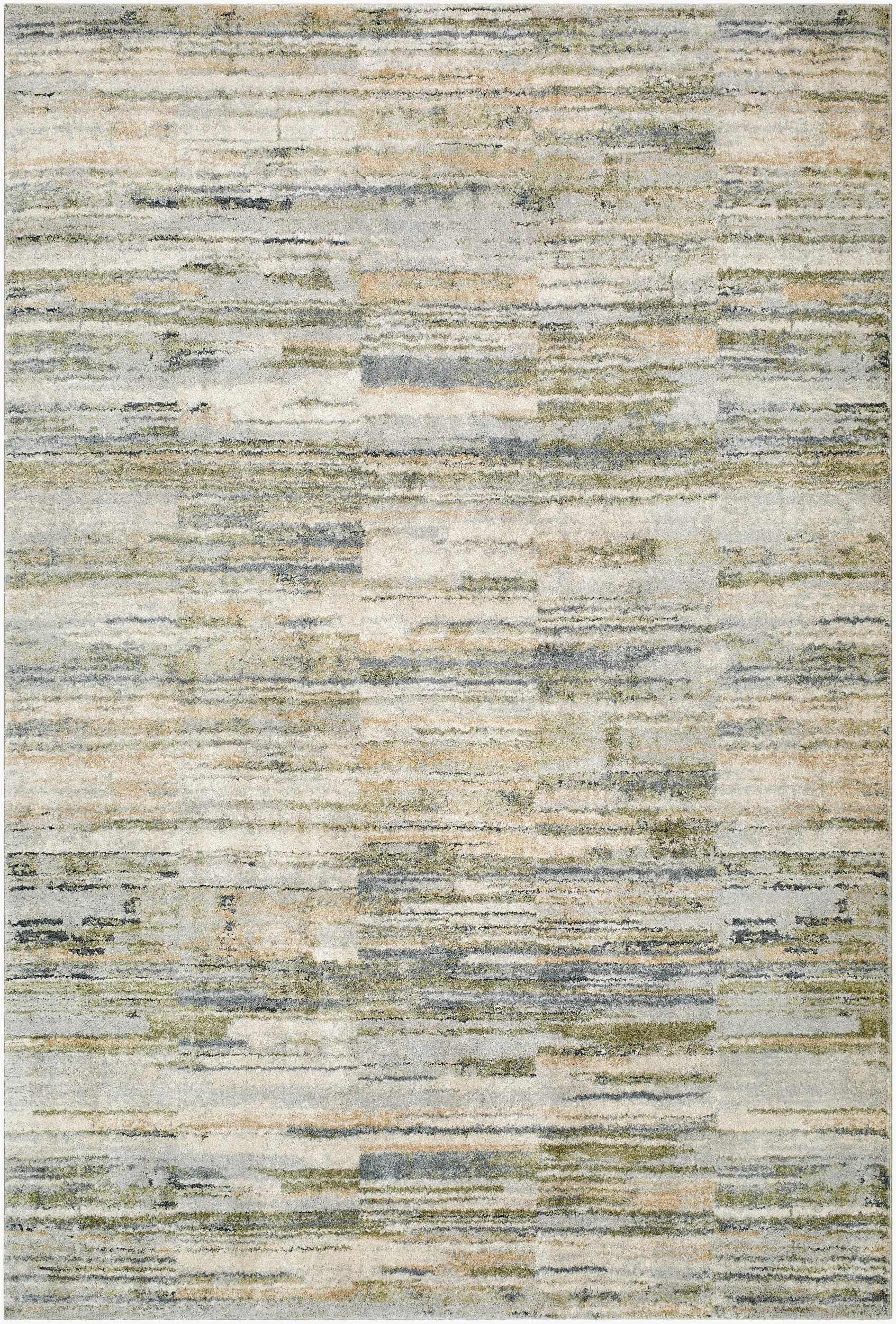 AVL2333-71010 Avellino 8 x 10 Green and Gray Rug-1