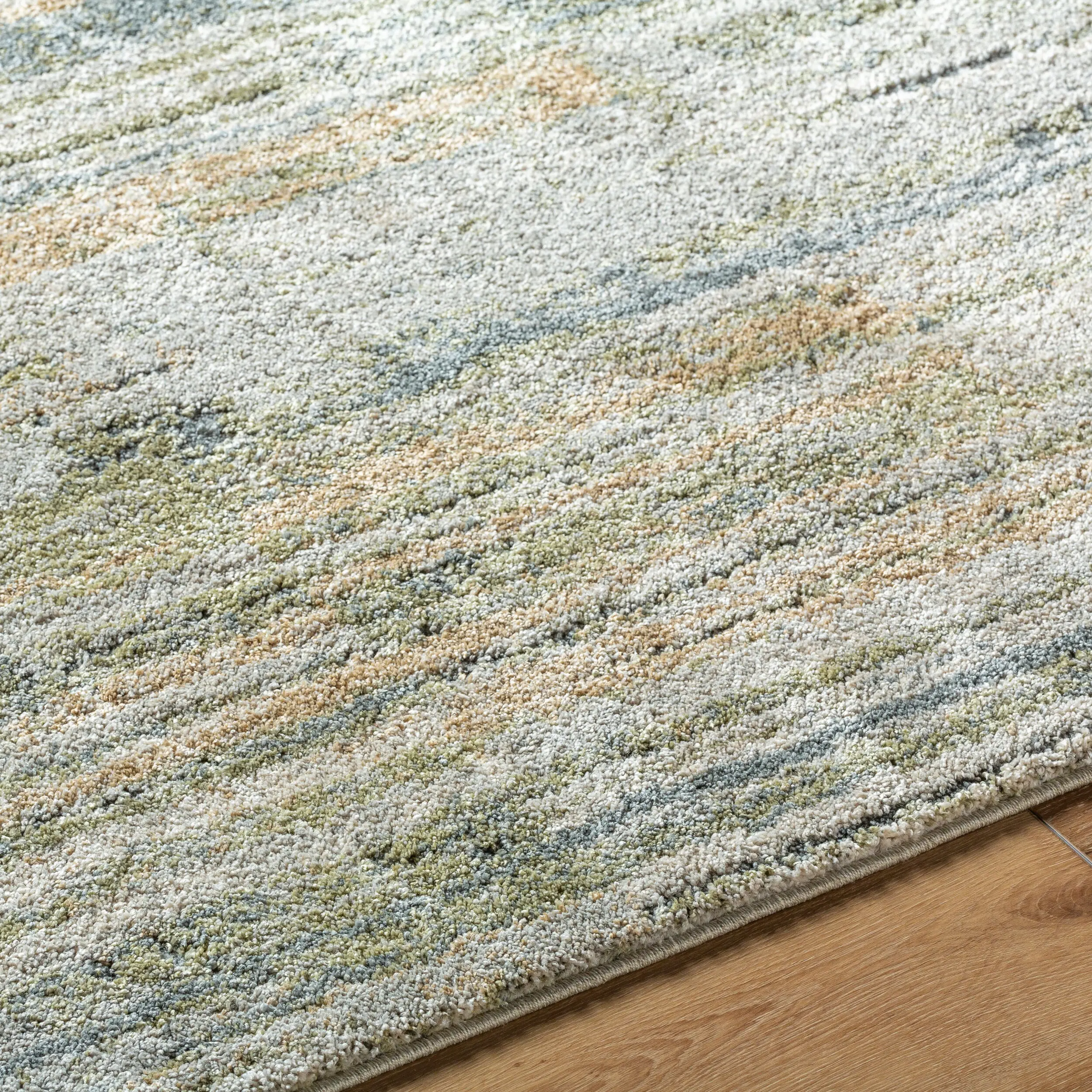 AVL2333-71010 Avellino 8 x 10 Green and Gray Rug-6