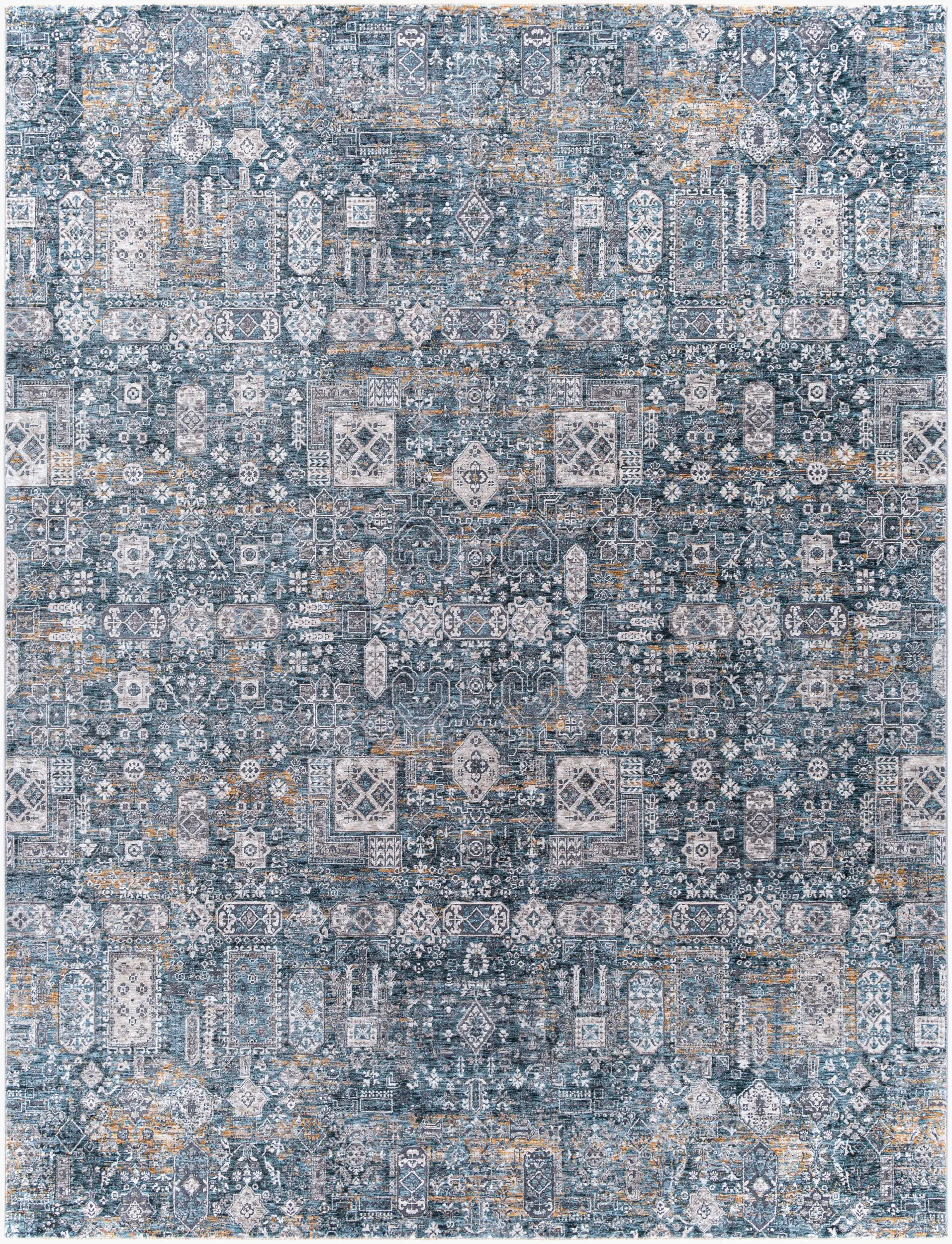 CDF2309-575 Cardiff 5 x 8 Blue Rug-1