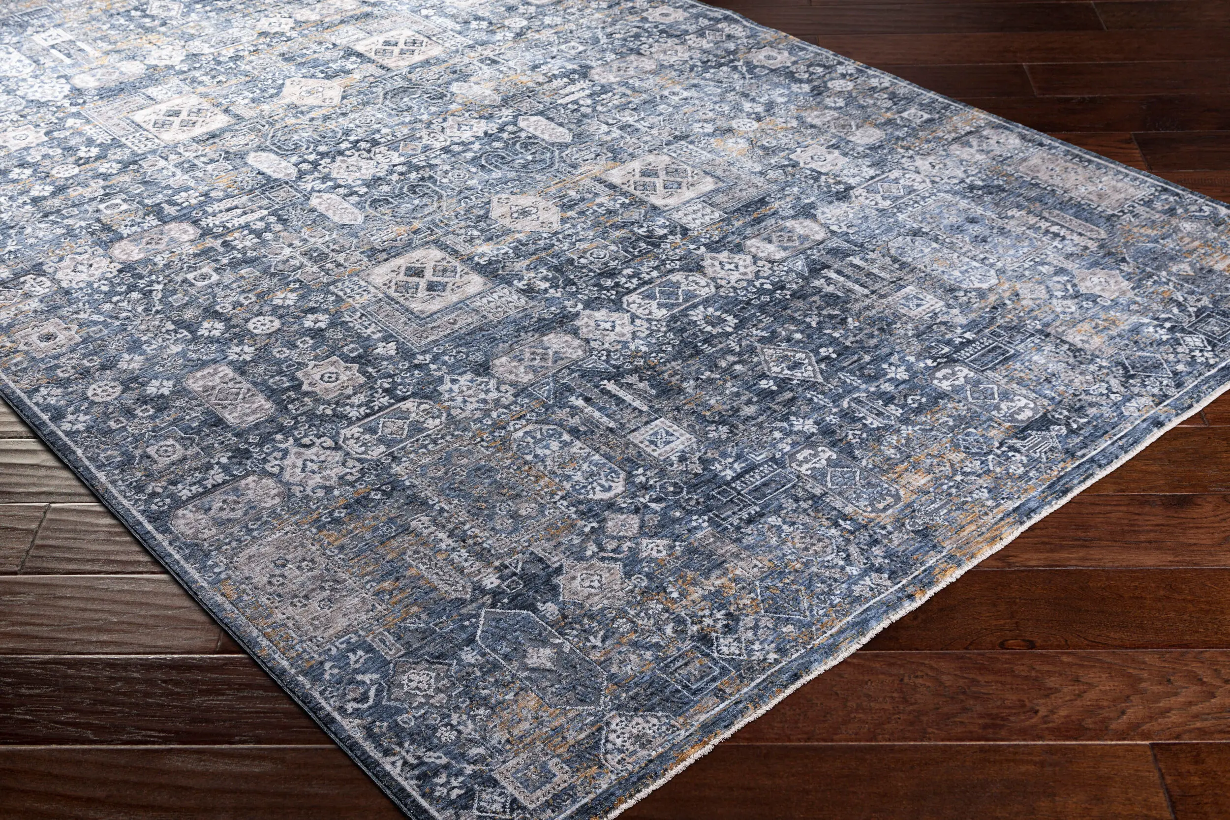 CDF2309-575 Cardiff 5 x 8 Blue Rug-3