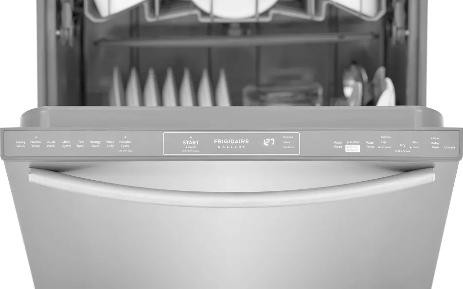 Frigidaire Gallery Top Control Dishwasher - Stainless Steel-6