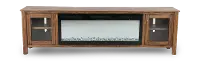 Olympia Brown 93  Fireplace TV Stand