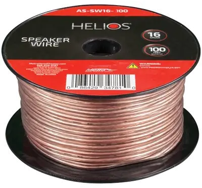 Metra Helios 100ft 16/2 Solid Standard Speaker Wire (By-the-roll)-1