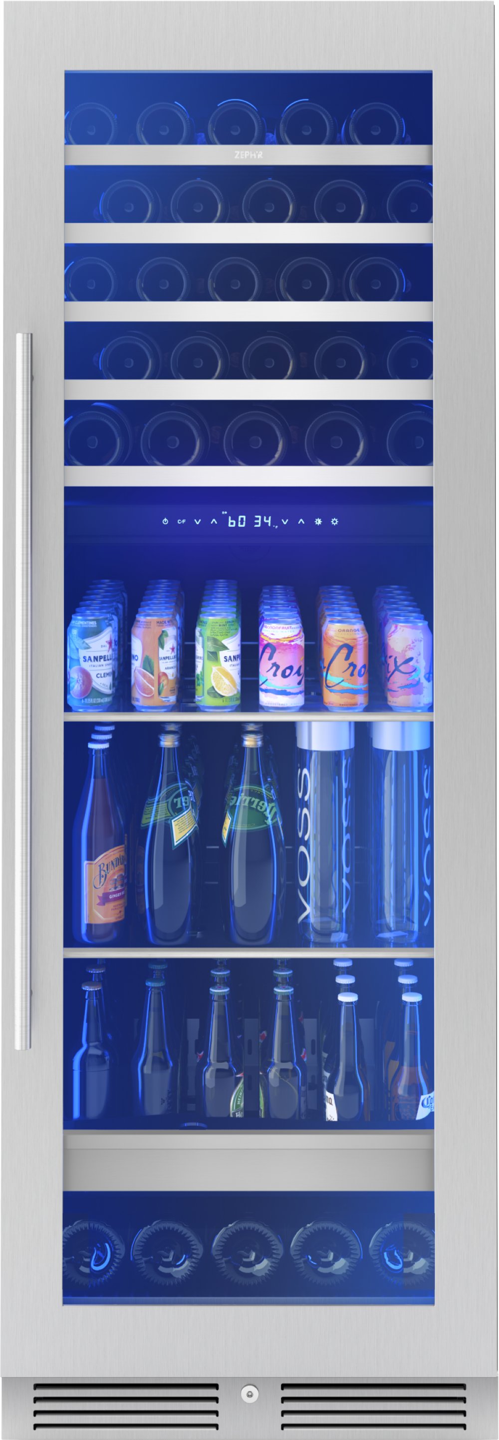 Zephyr Presrv™ Full-Size 132 Bottle Dual Zone Wine Refrigerator