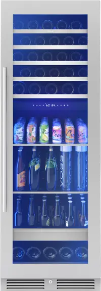 PRWB24F02BG Zephyr Presrv™ Full-Size 132 Bottle Dual Zone Wine Refrigerator