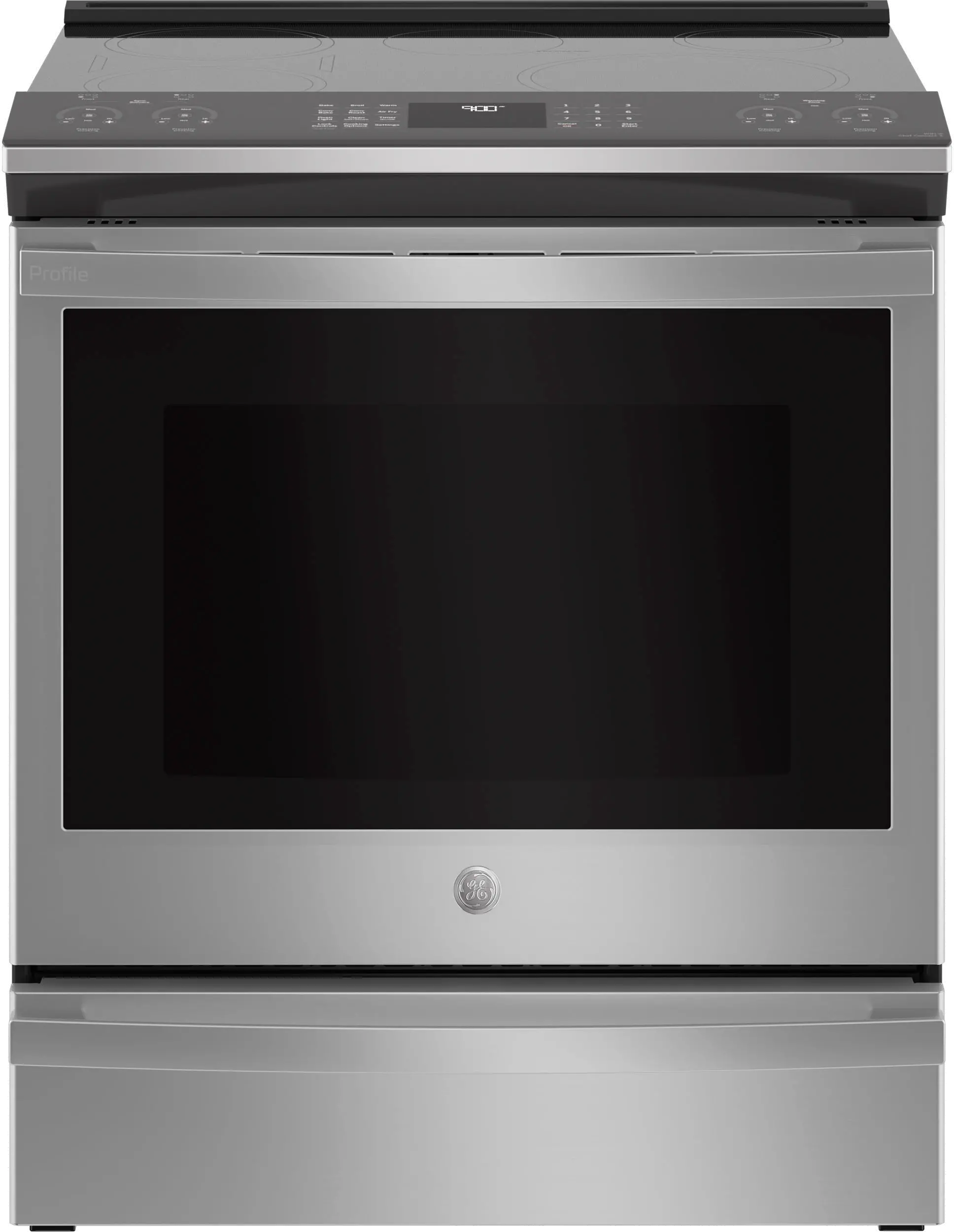 PHS93EYPFS GE Profile 30  Smart Induction Range - Stainless Steel-1