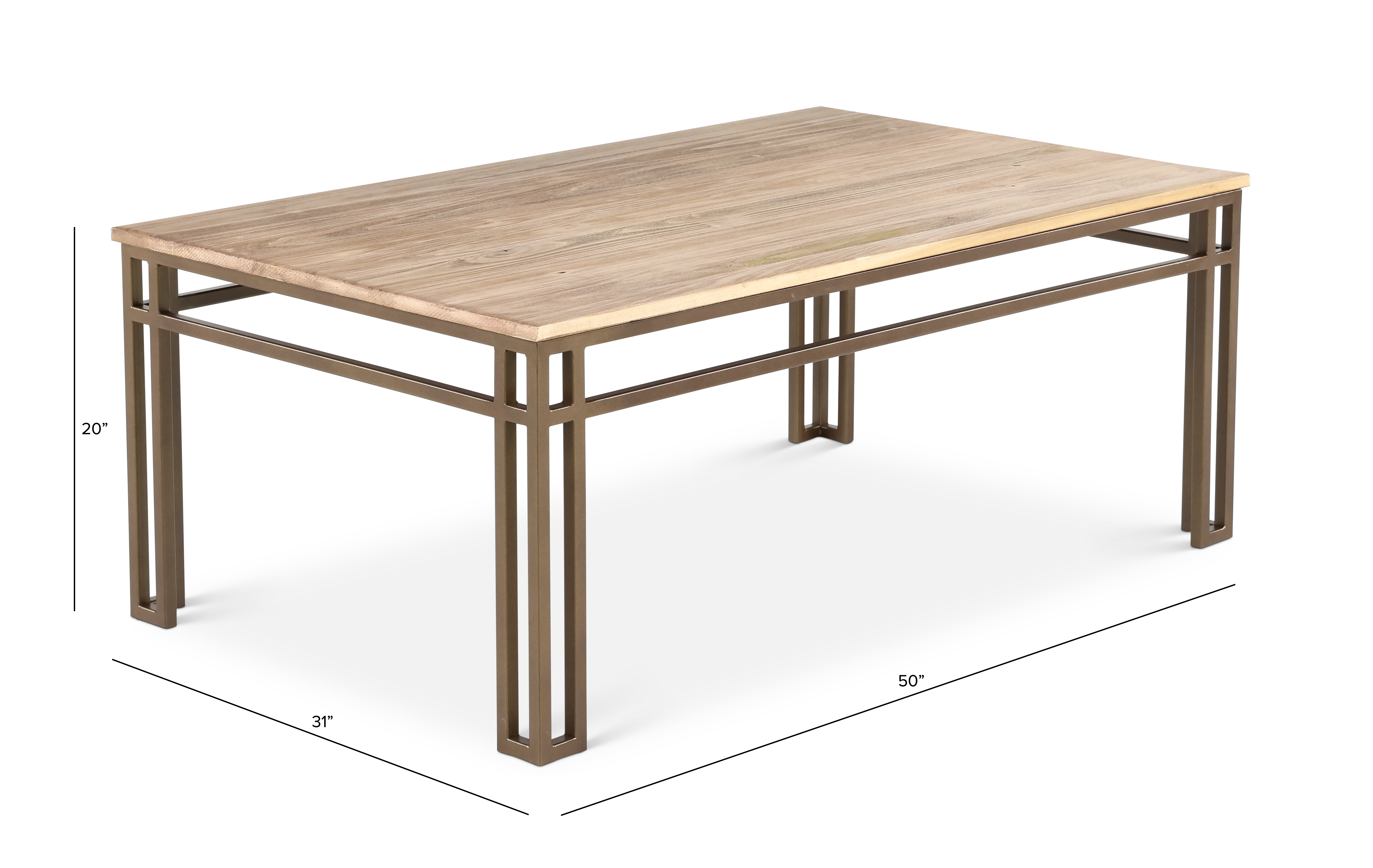 Limestone Brown Coffee Table-3