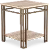 Limestone Brown End Table