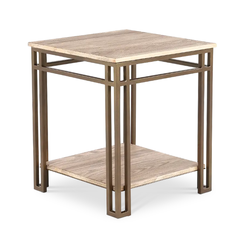 Limestone Brown End Table