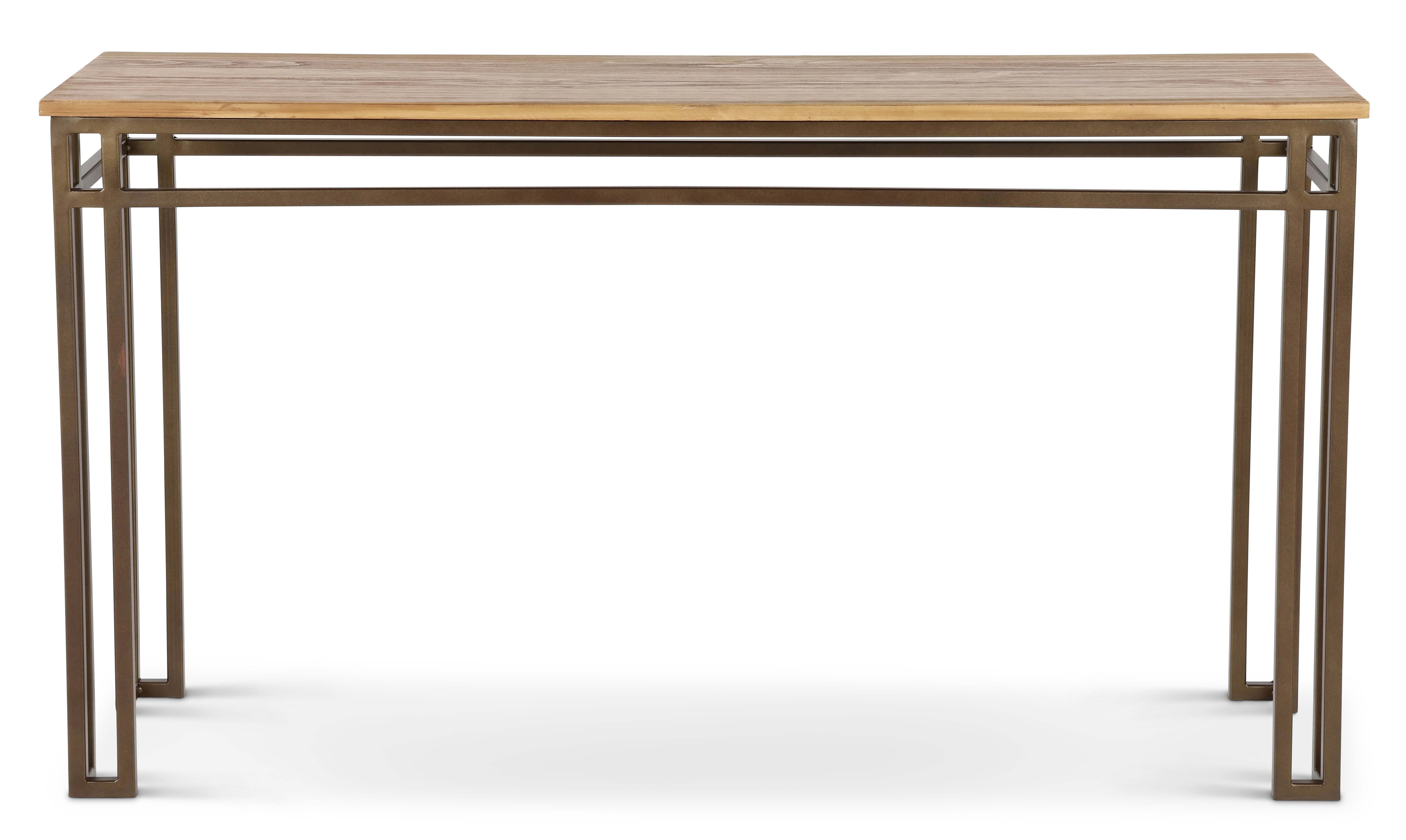 Limestone Brown Sofa Table-1