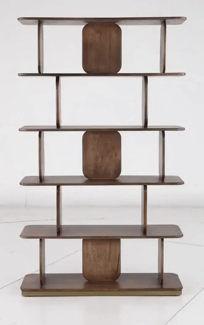 Mezquite Brown Bookcase-5
