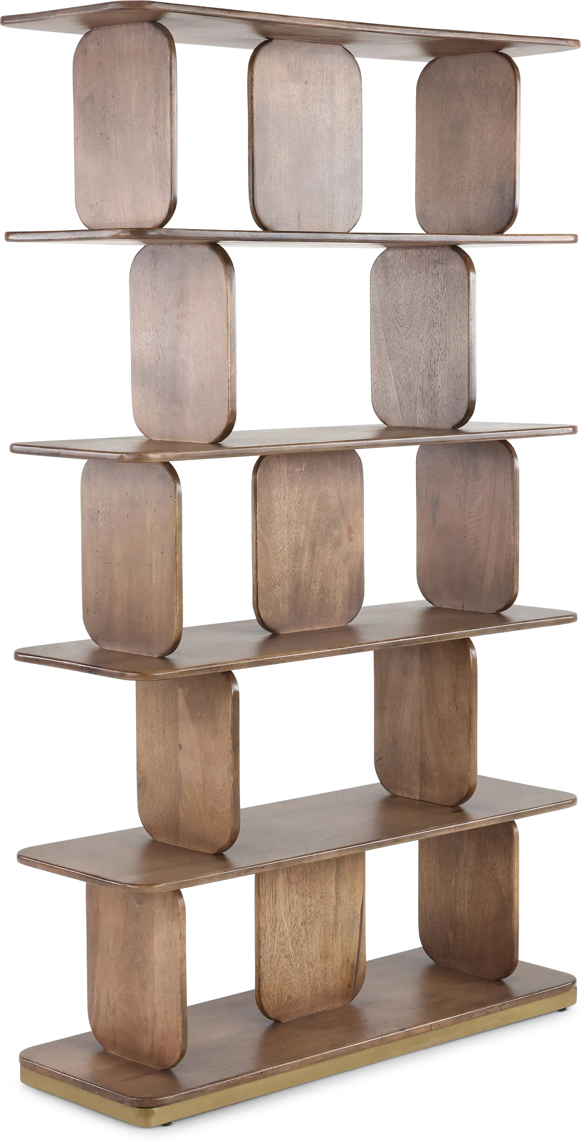 Mezquite Brown Bookcase-6