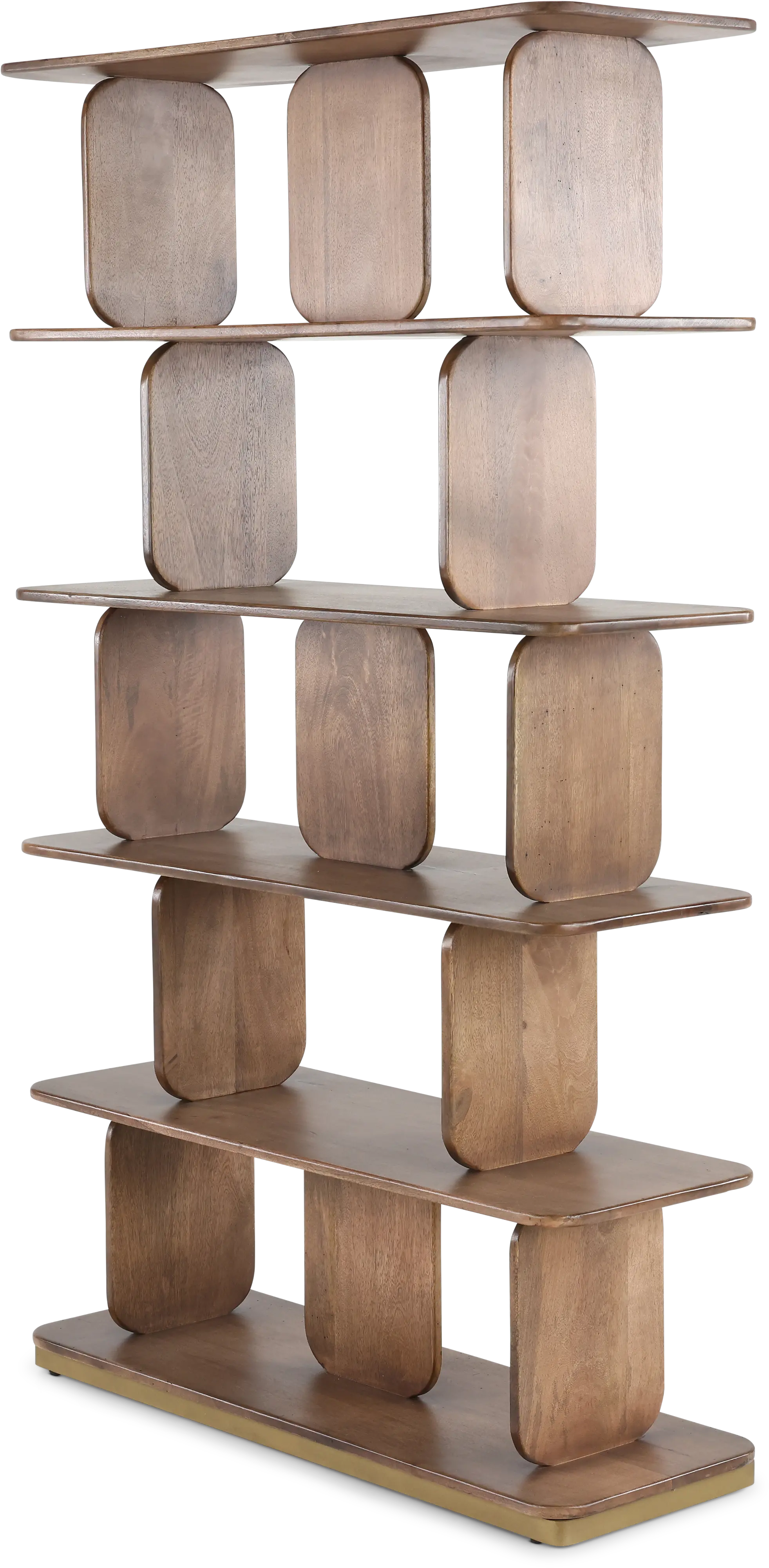 Mezquite Brown Bookcase-7