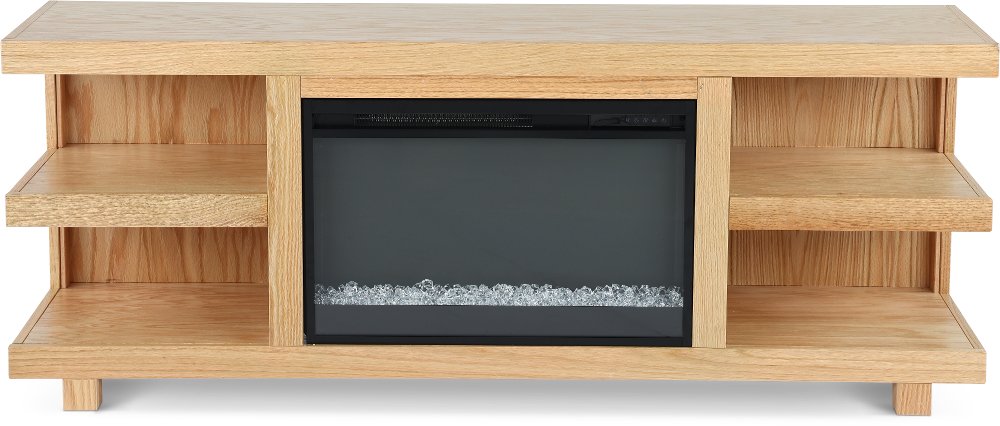 Laurel Canyon Natural 65" Fireplace TV Stand