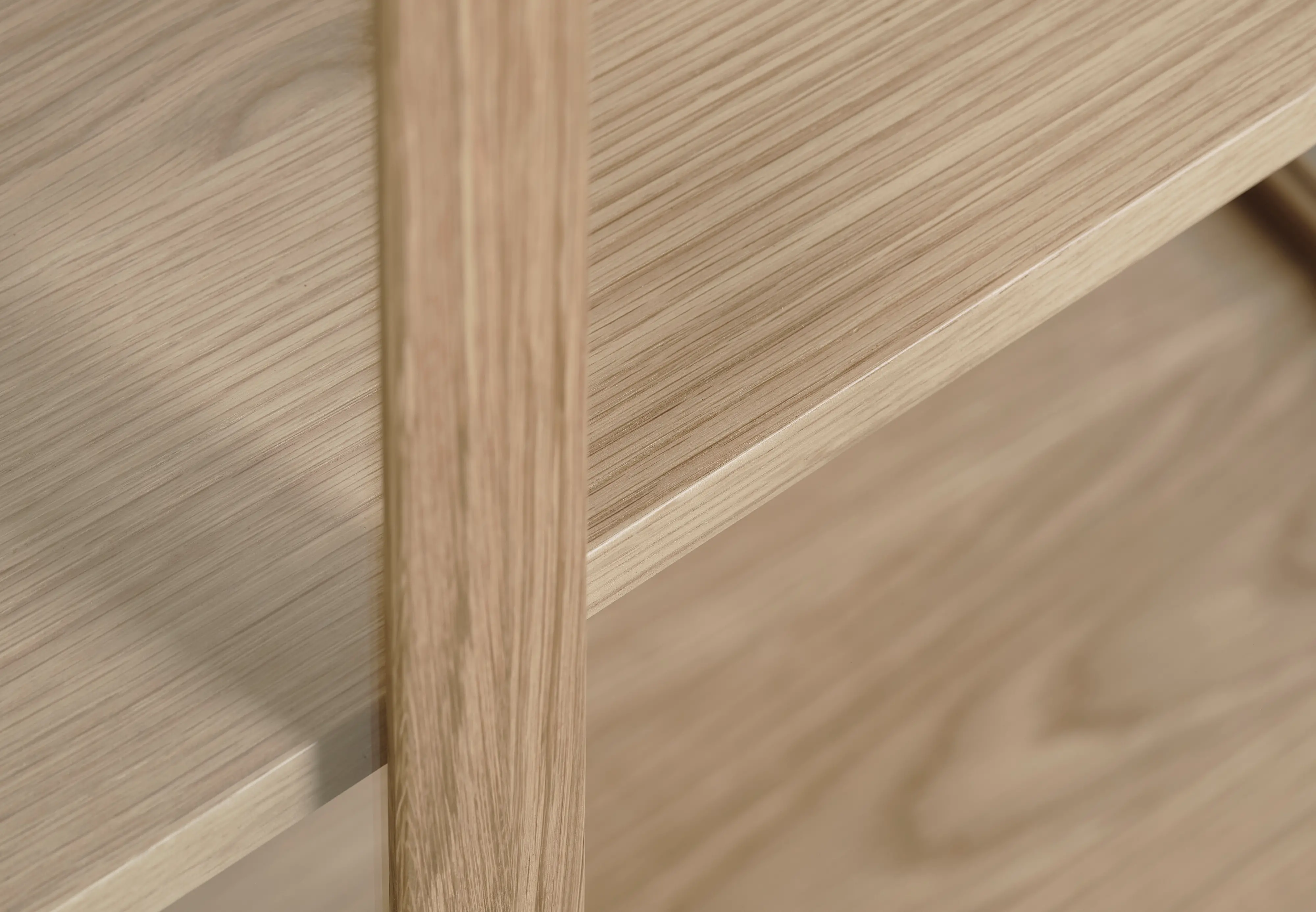 Elsa Natural Oak 55 Inch High Glass Panel Cabinet-9