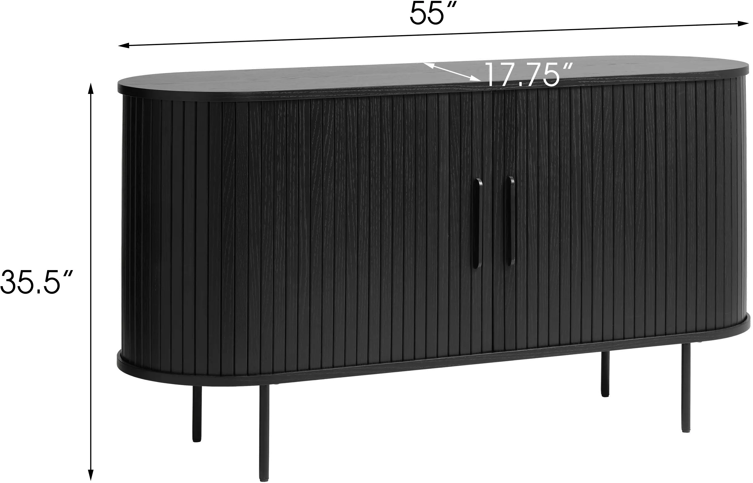 Nola Brown Oak 55  Sideboard-3