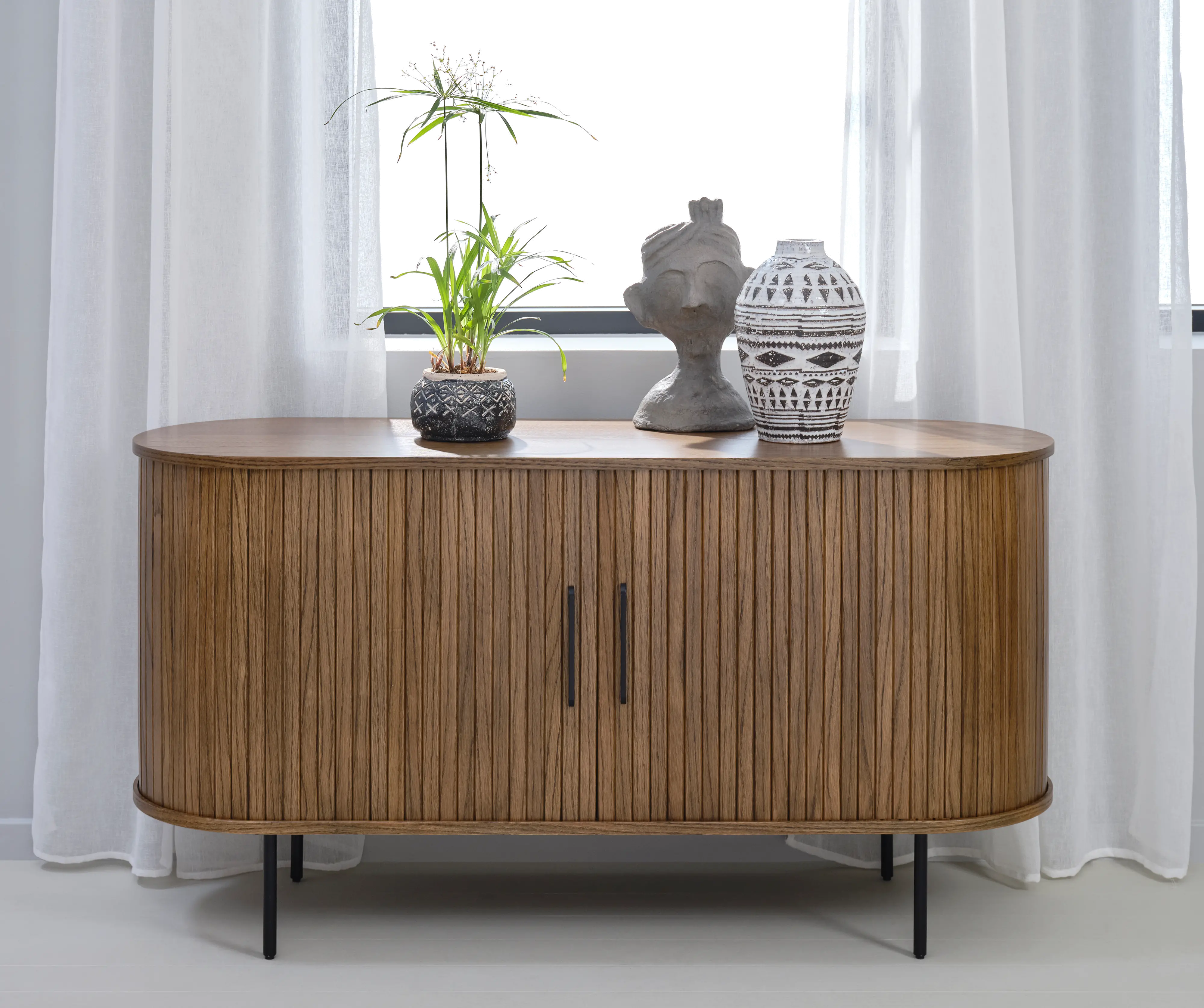 Nola Brown Oak 55  Sideboard-2