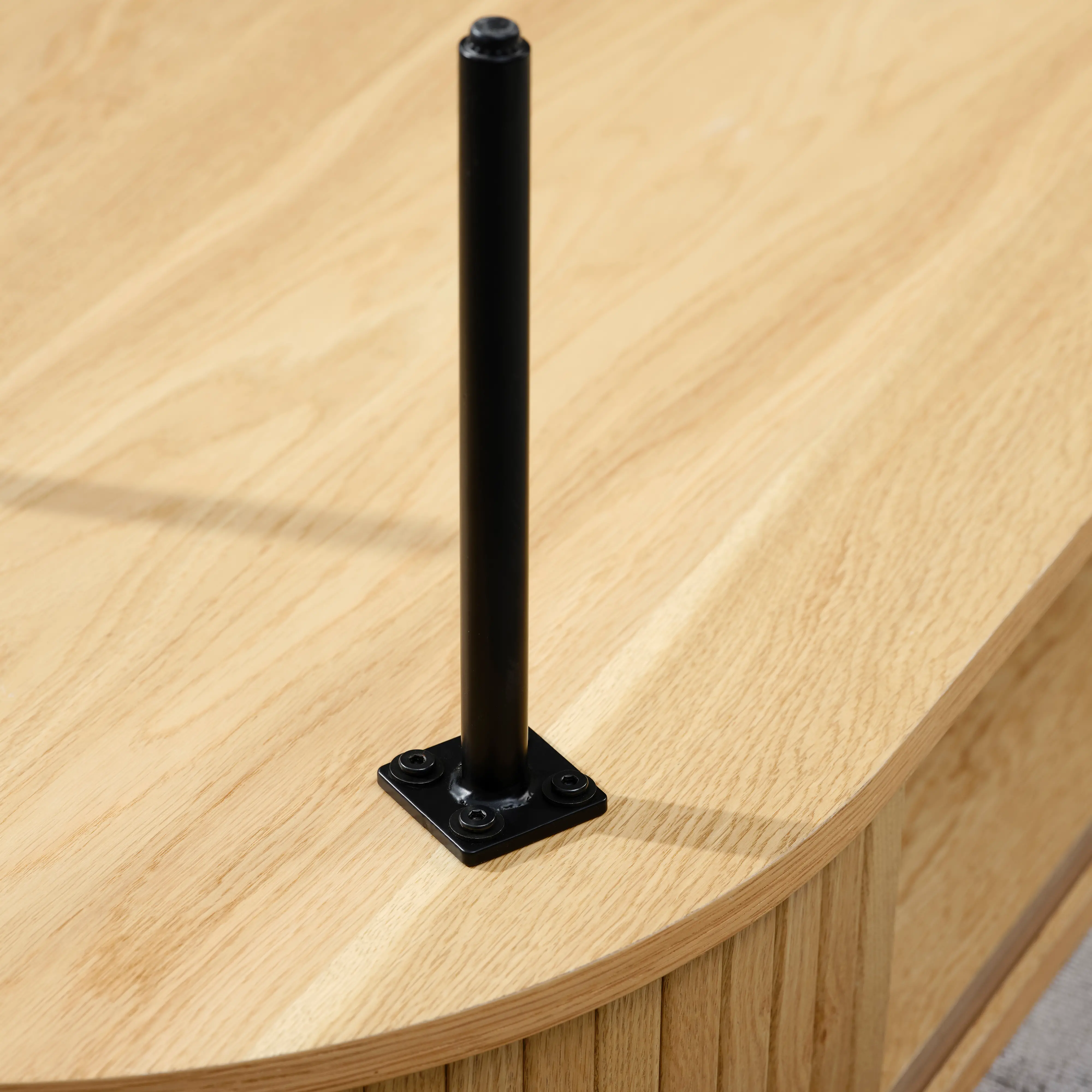 Nola Natural Oak Accent Table-9
