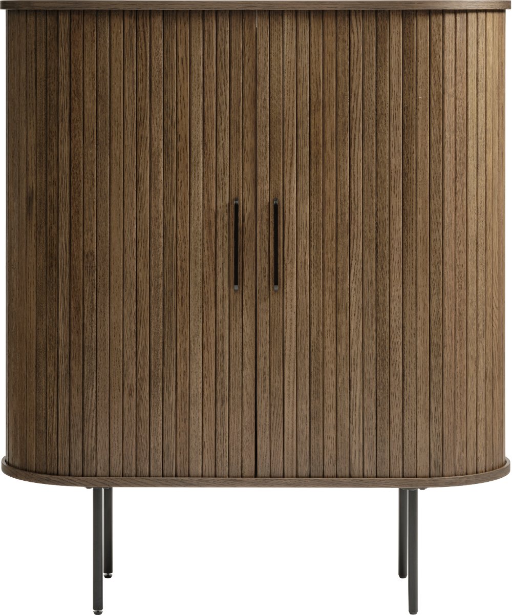 Nola Brown Oak Accent Table