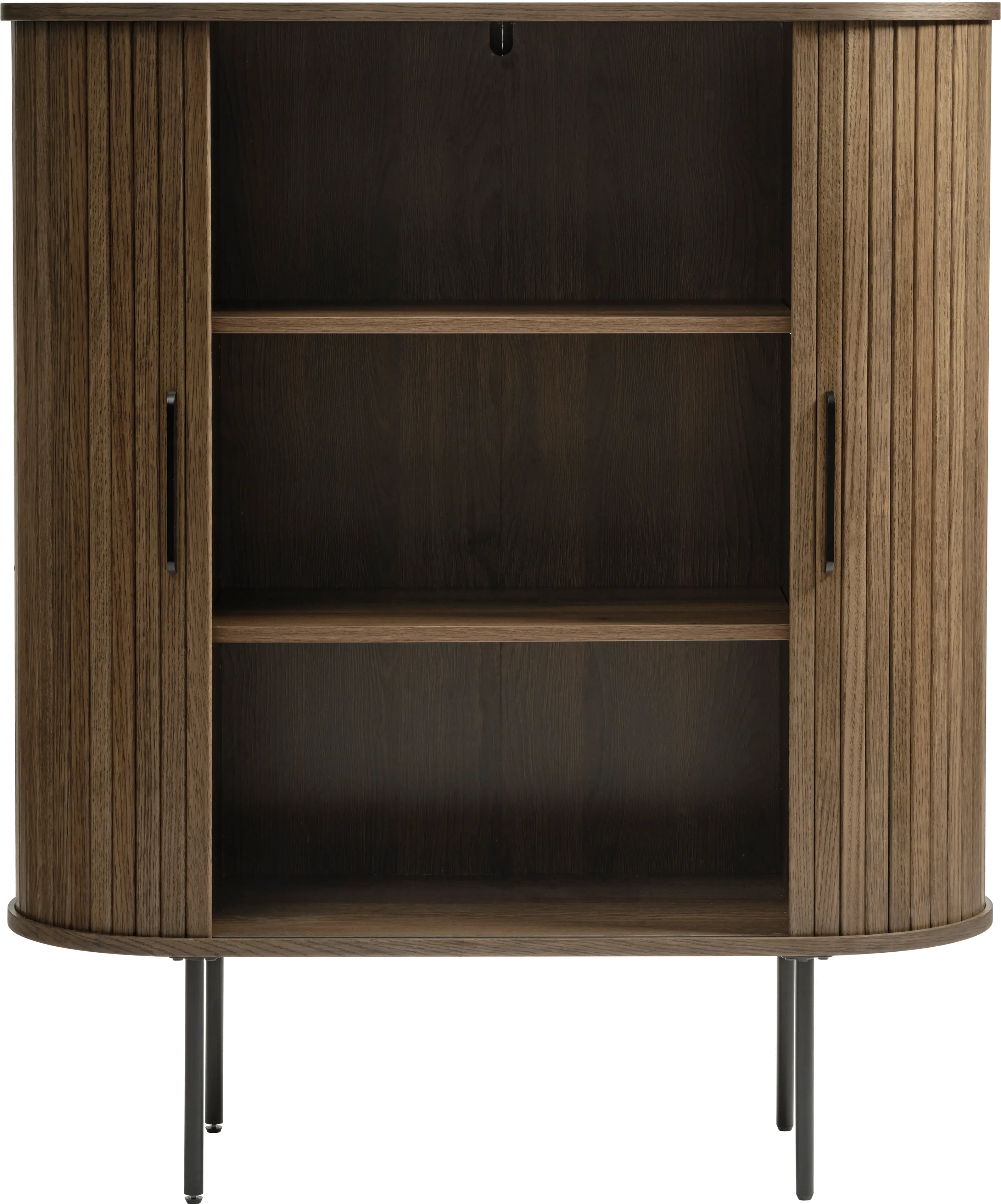 Nola Brown Oak Accent Table-3