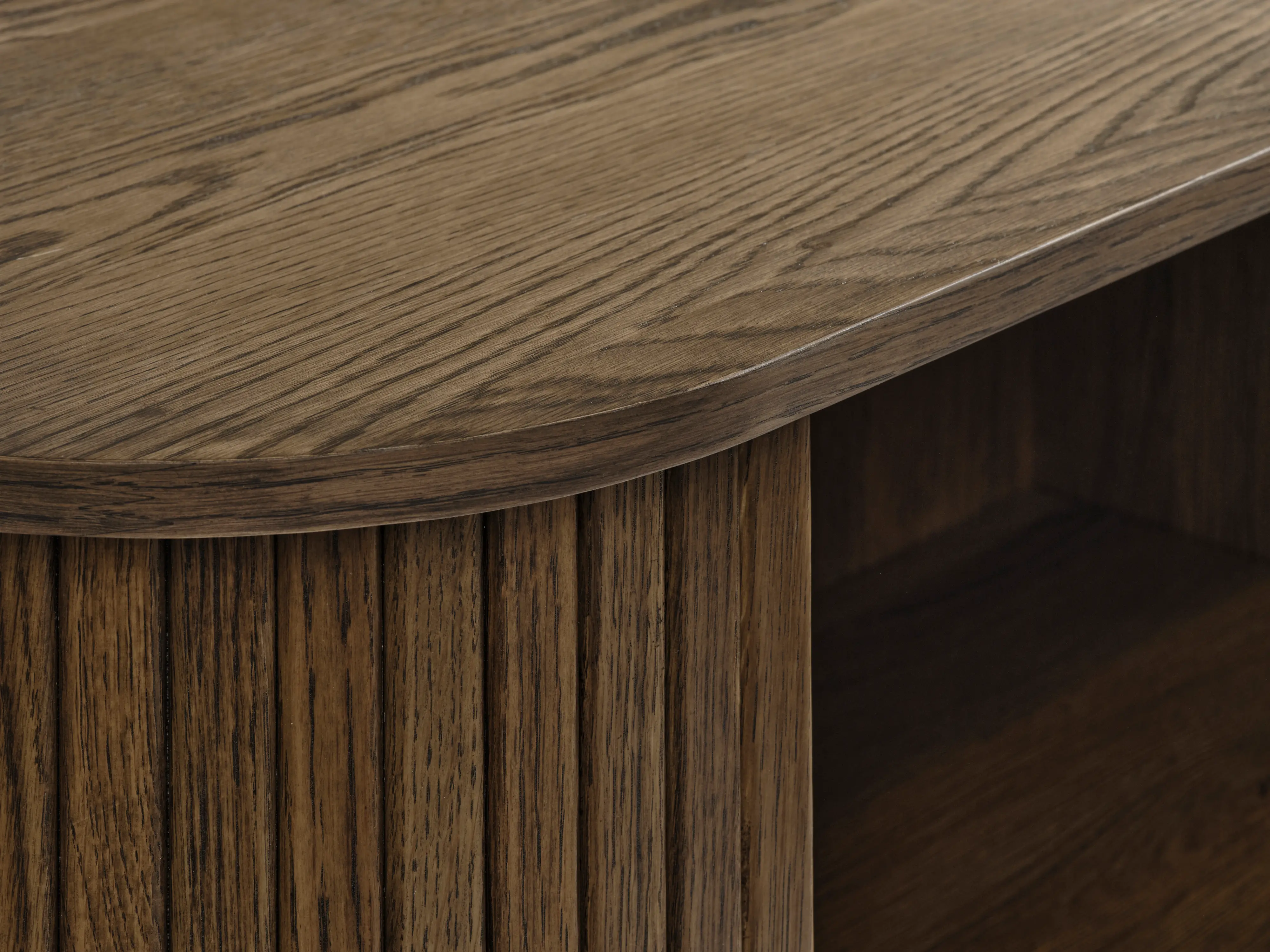 Nola Brown Oak Accent Table-6