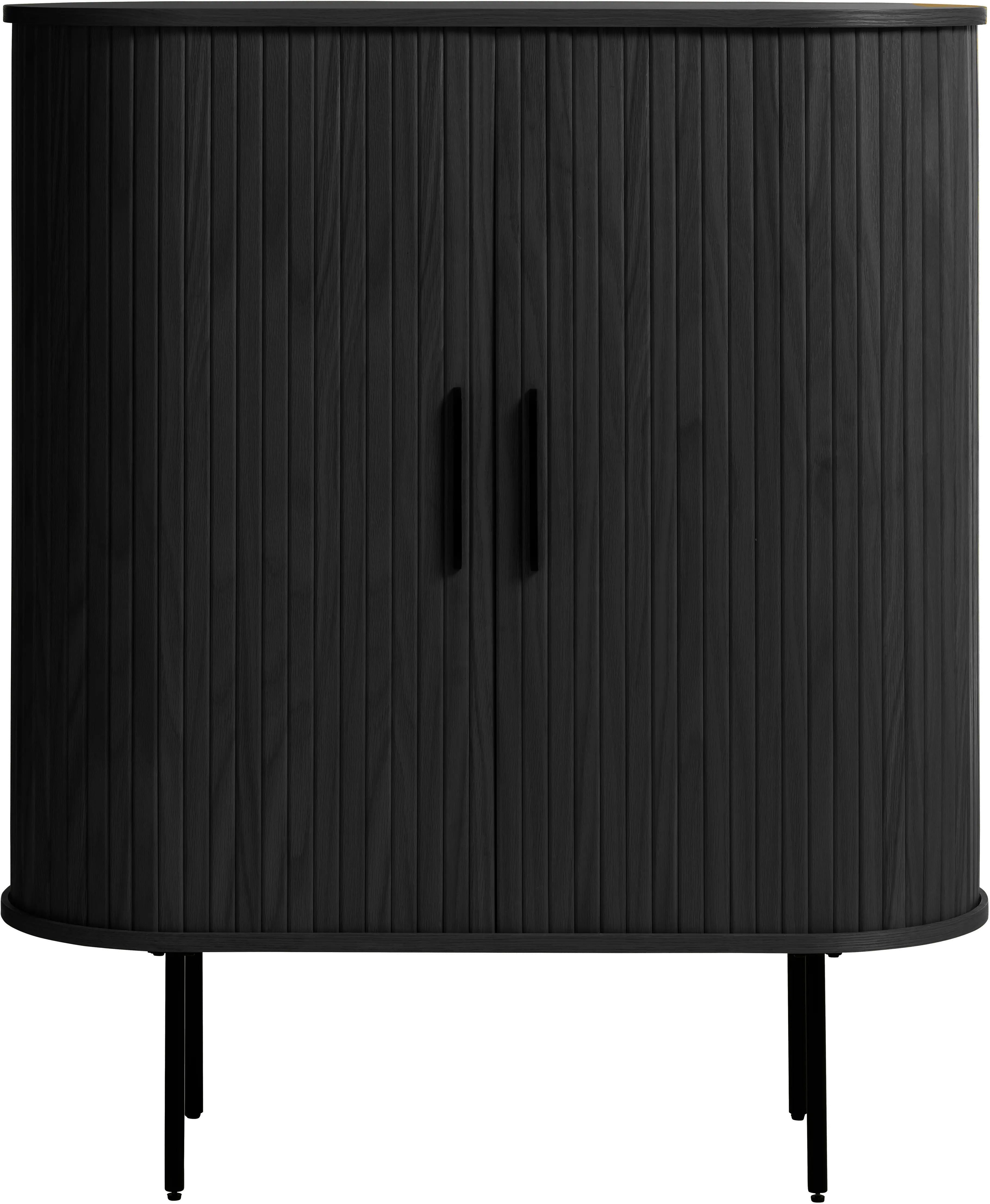 Nola Black Oak Accent Table-2