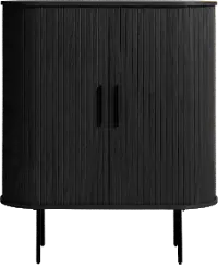 Nola Black Oak Accent Table