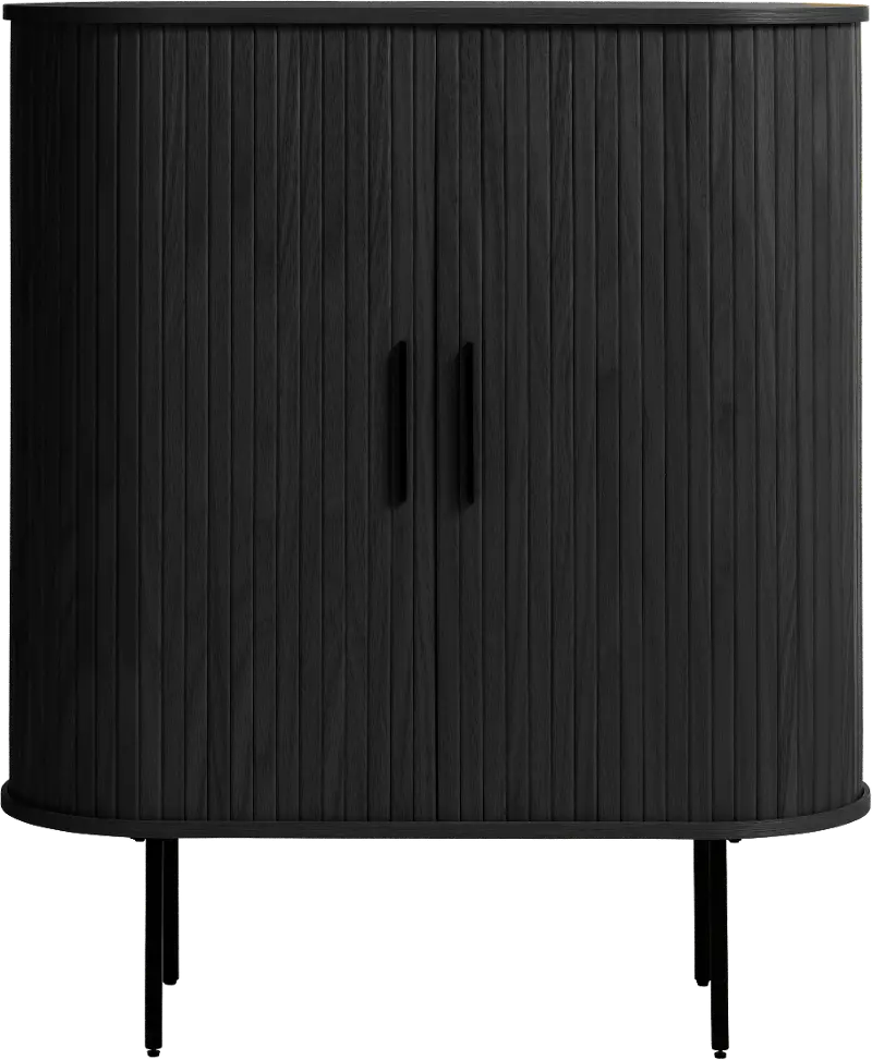 Nola Black Oak Accent Table