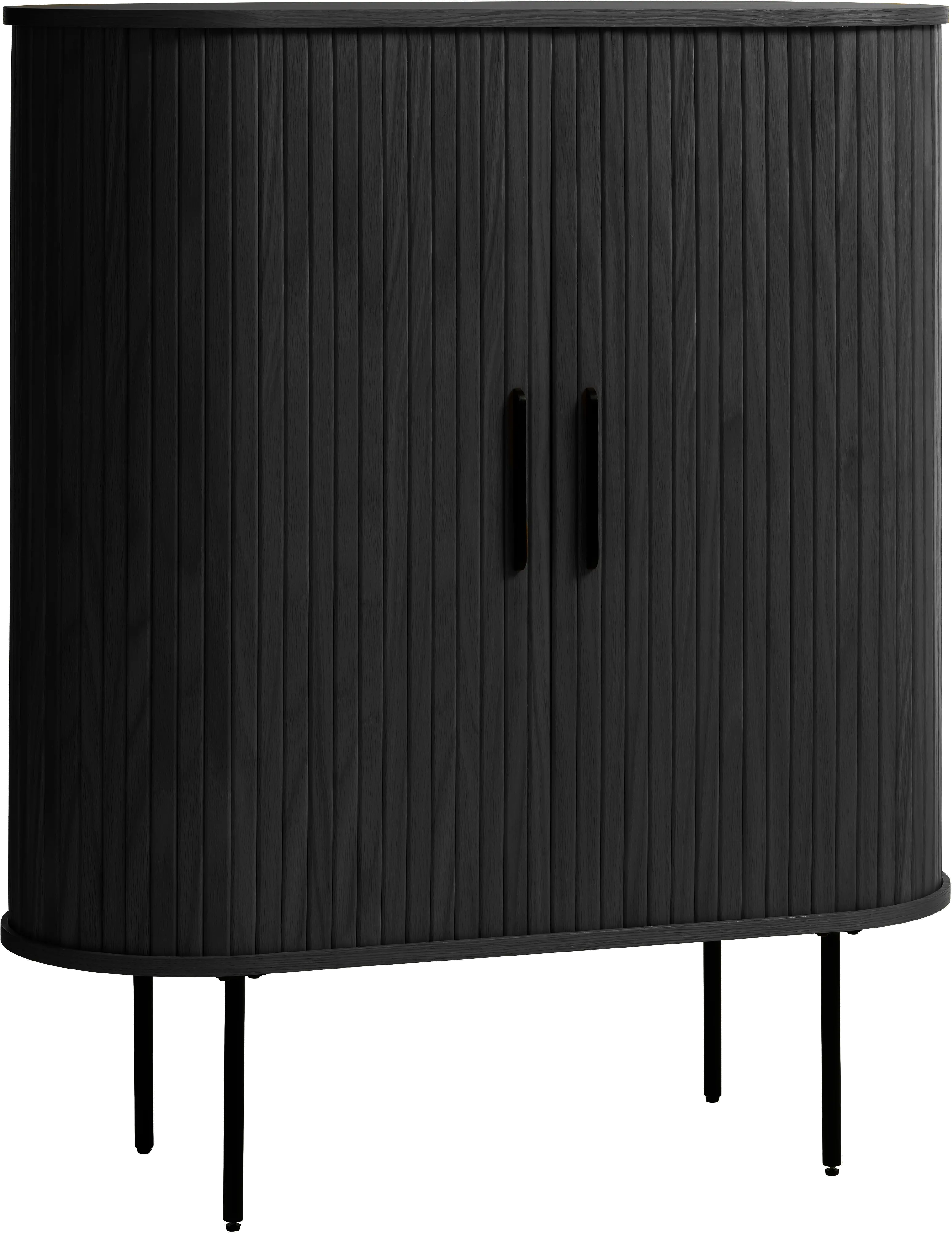 Nola Black Oak Accent Table-1