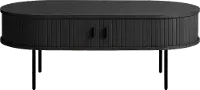 Nola Black Oak Coffee Table with Hidden Storage