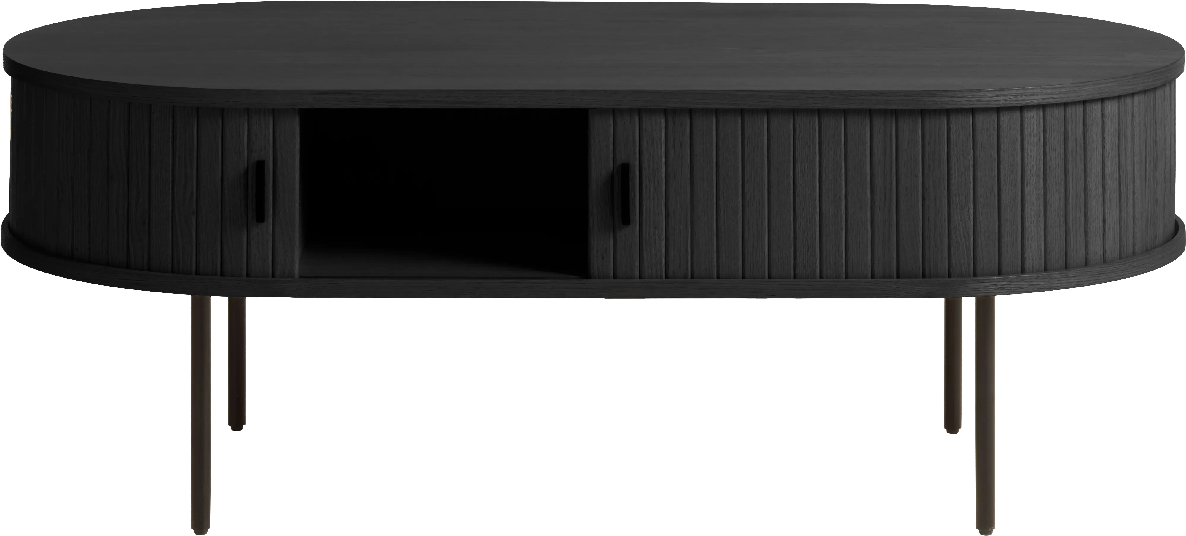 Nola Black Oak Coffee Table with Hidden Storage-3