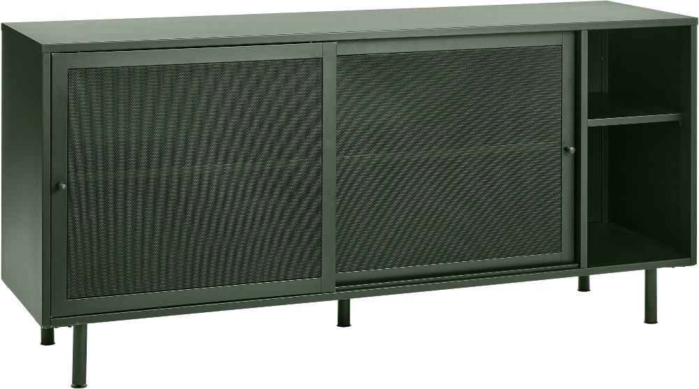 Veep Olive Green Metal Sideboard