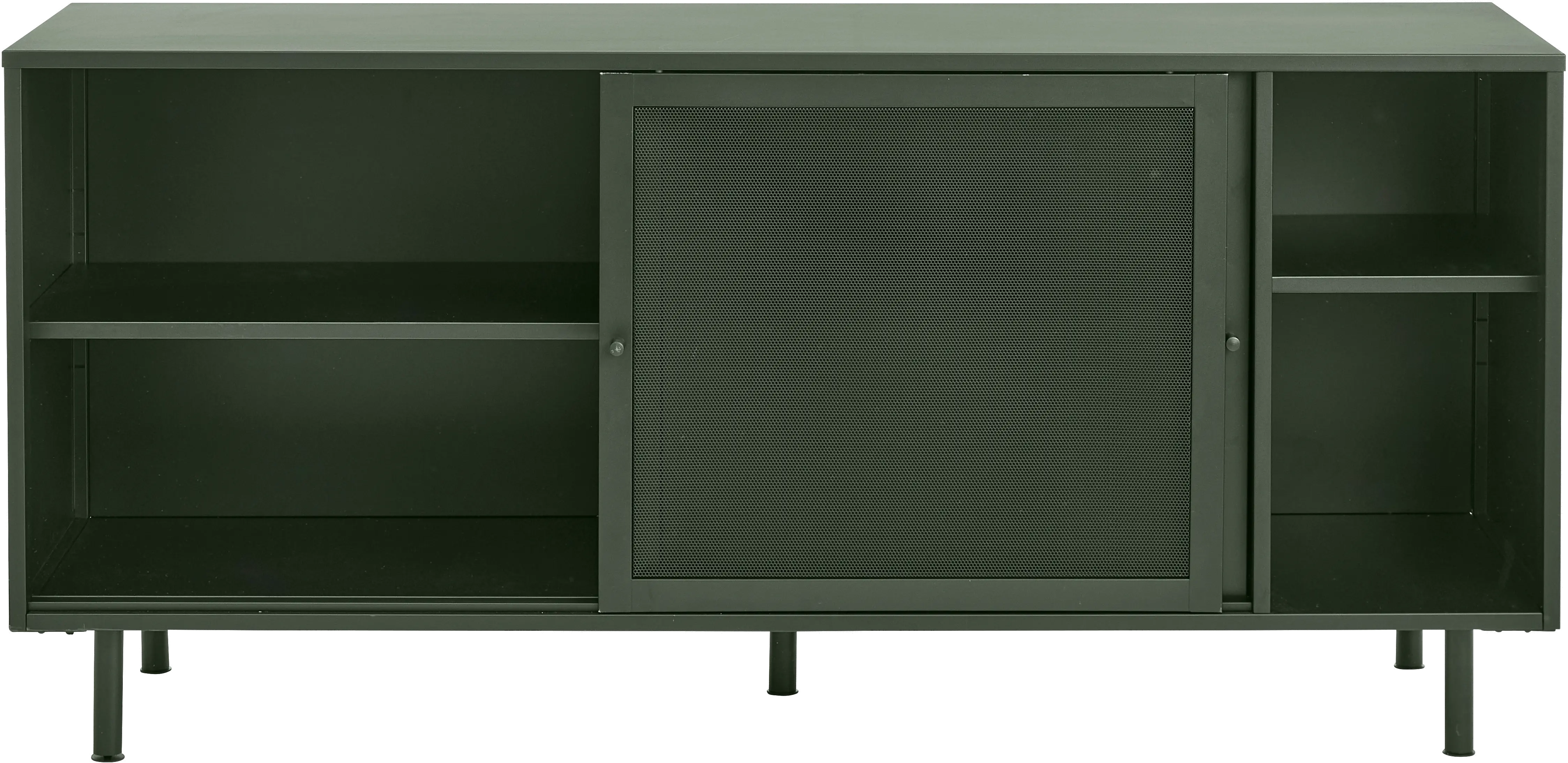 Veep Olive Green Metal Sideboard-5