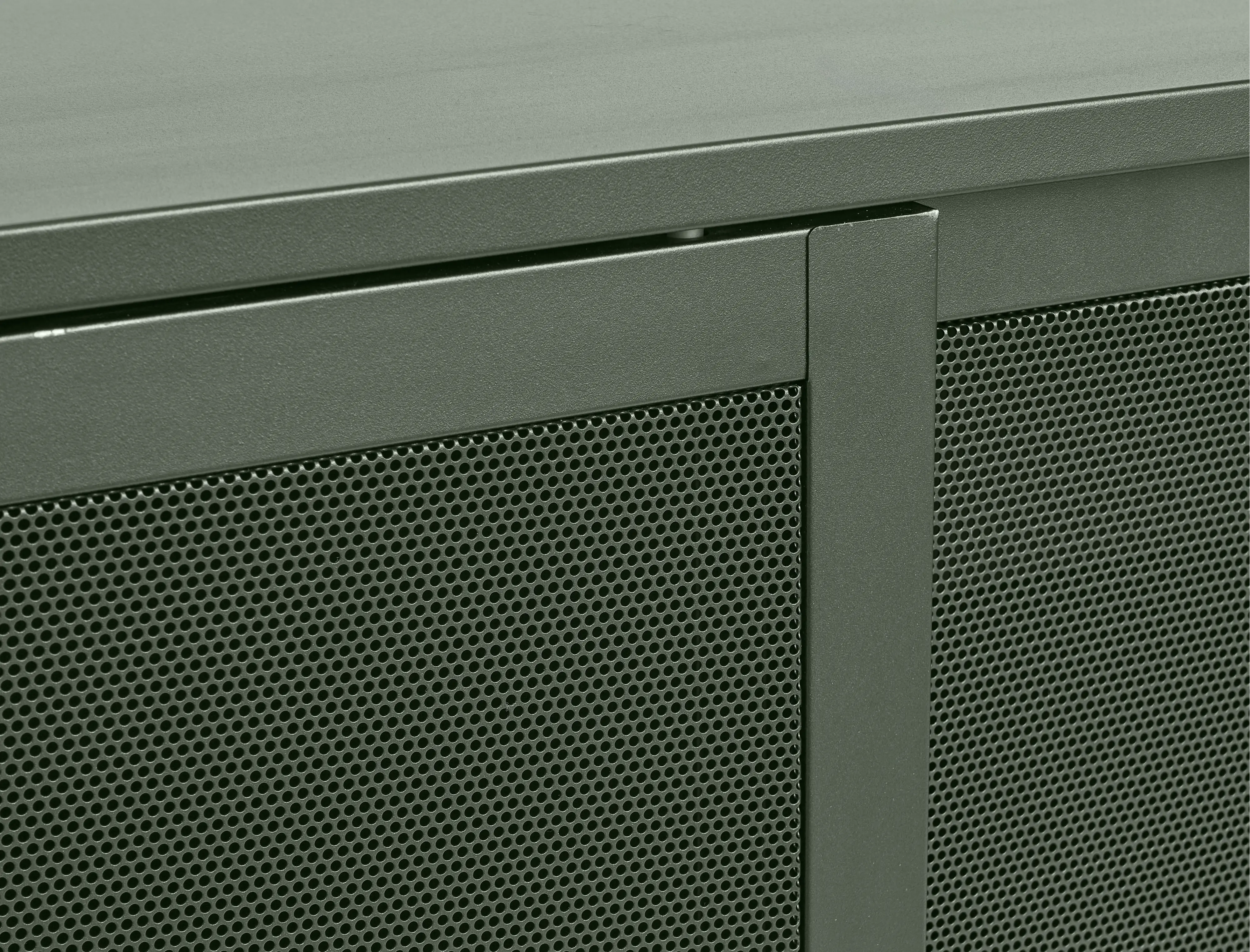 Veep Olive Green Metal Sideboard-7