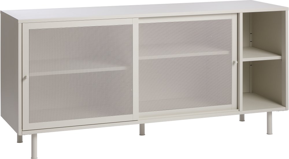 Veep Gray Metal Sideboard