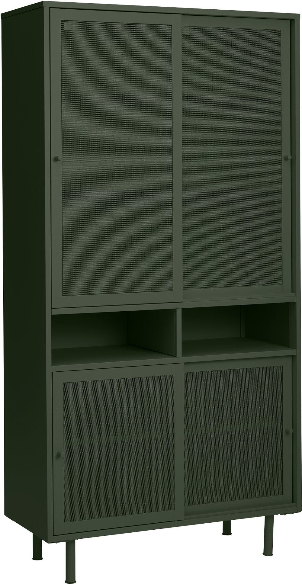 Veep Olive Green Metal Cabinet