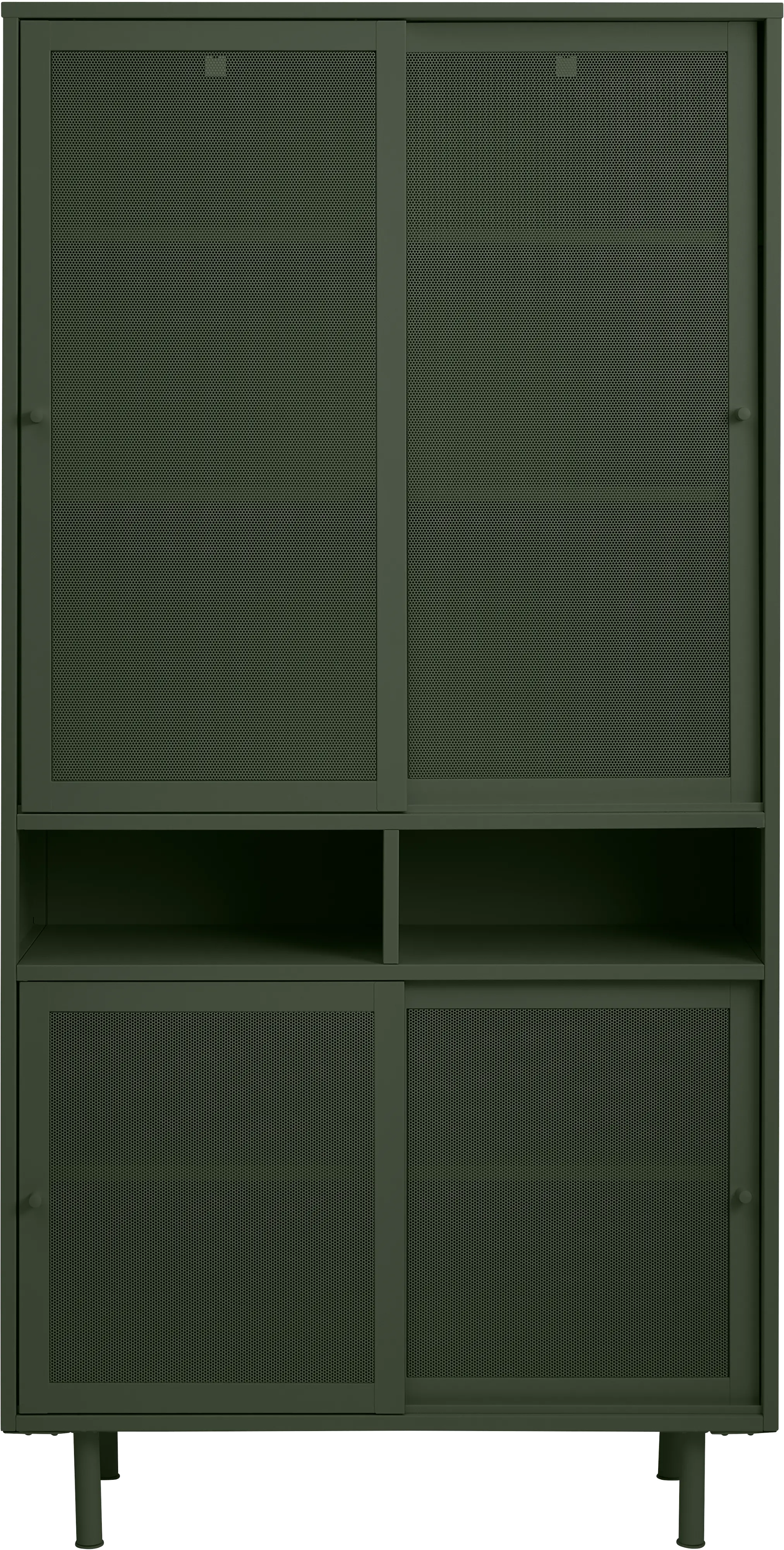 Veep Olive Green Metal Cabinet-3