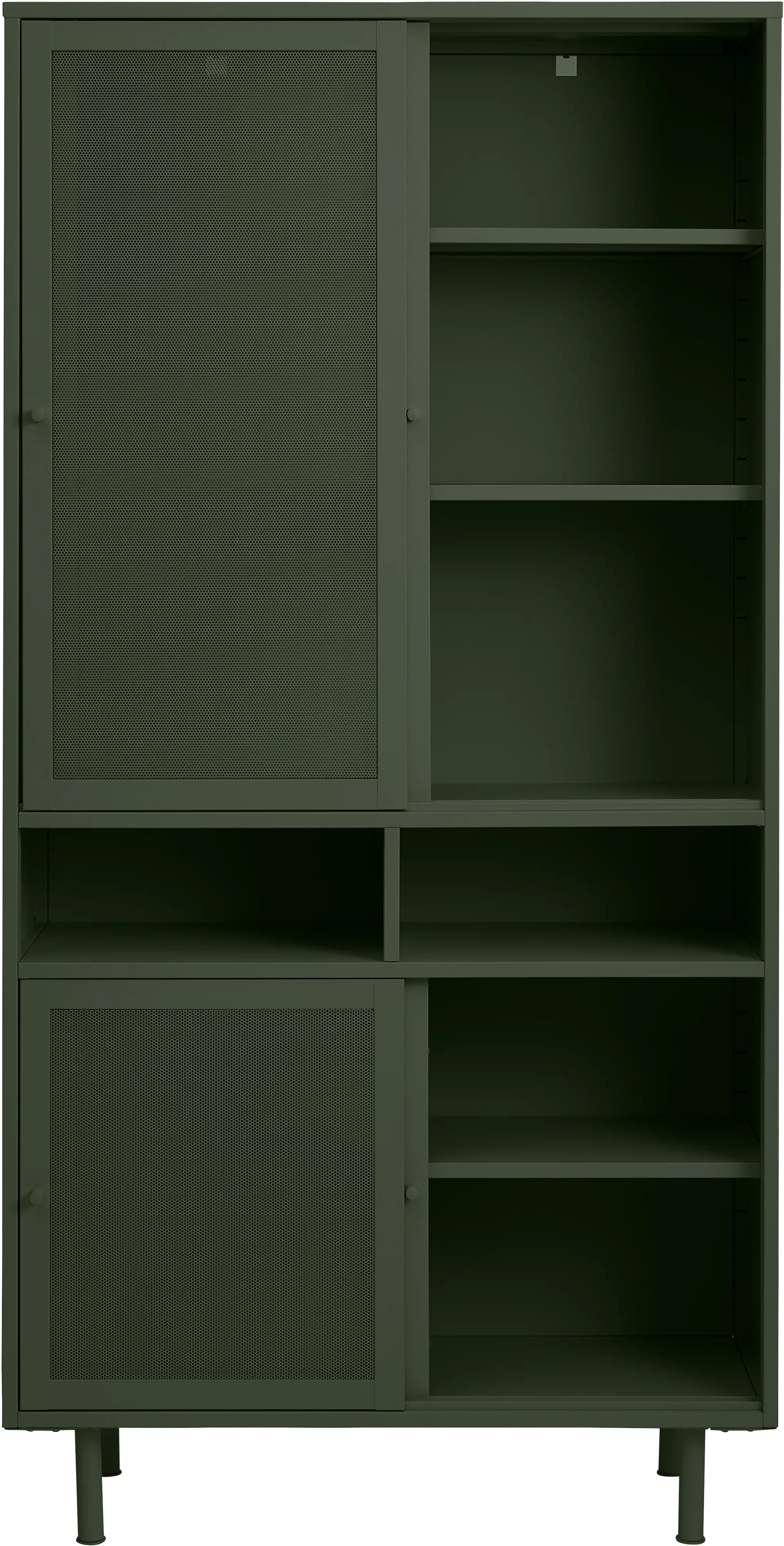 Veep Olive Green Metal Cabinet-4