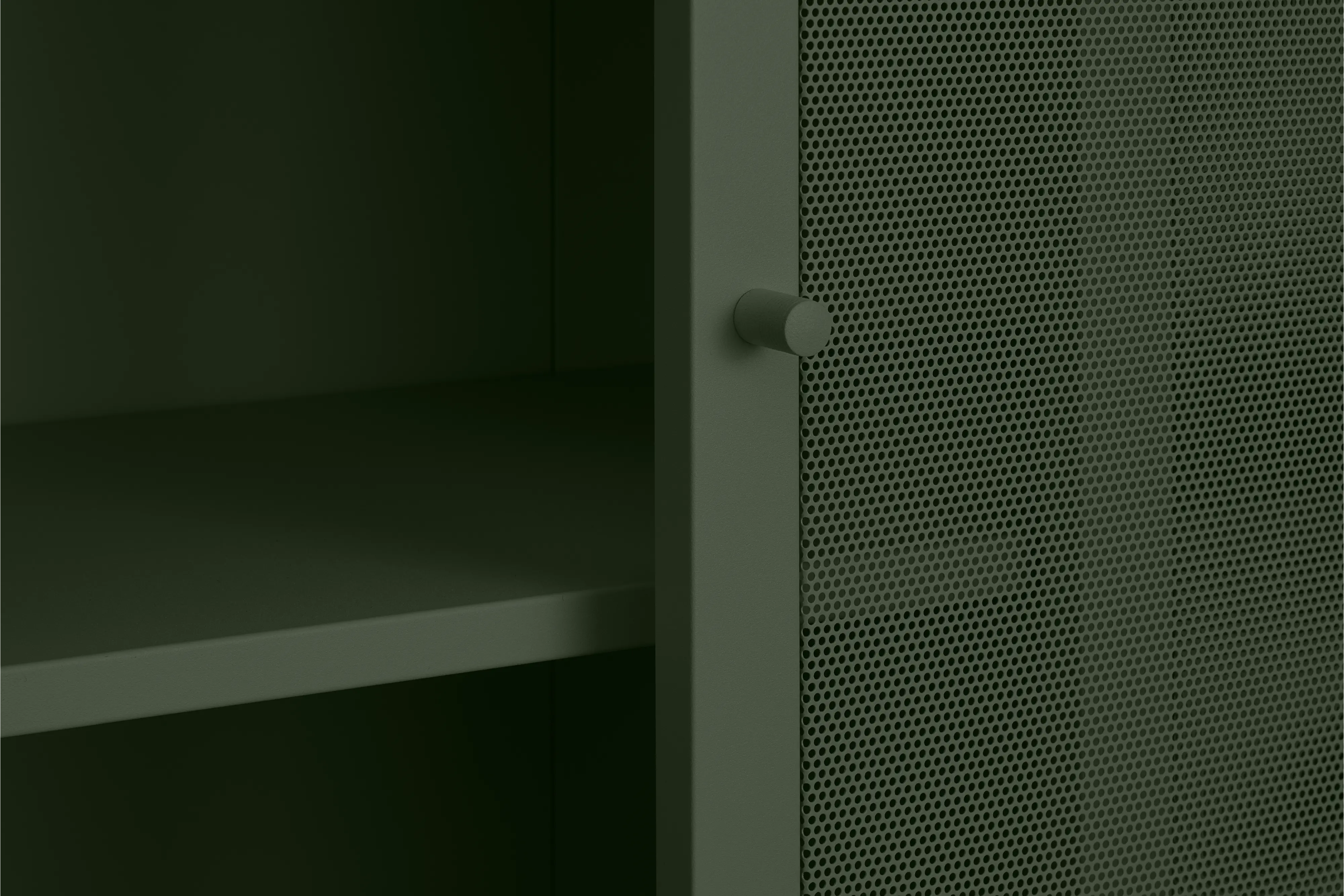 Veep Olive Green Metal Cabinet-7
