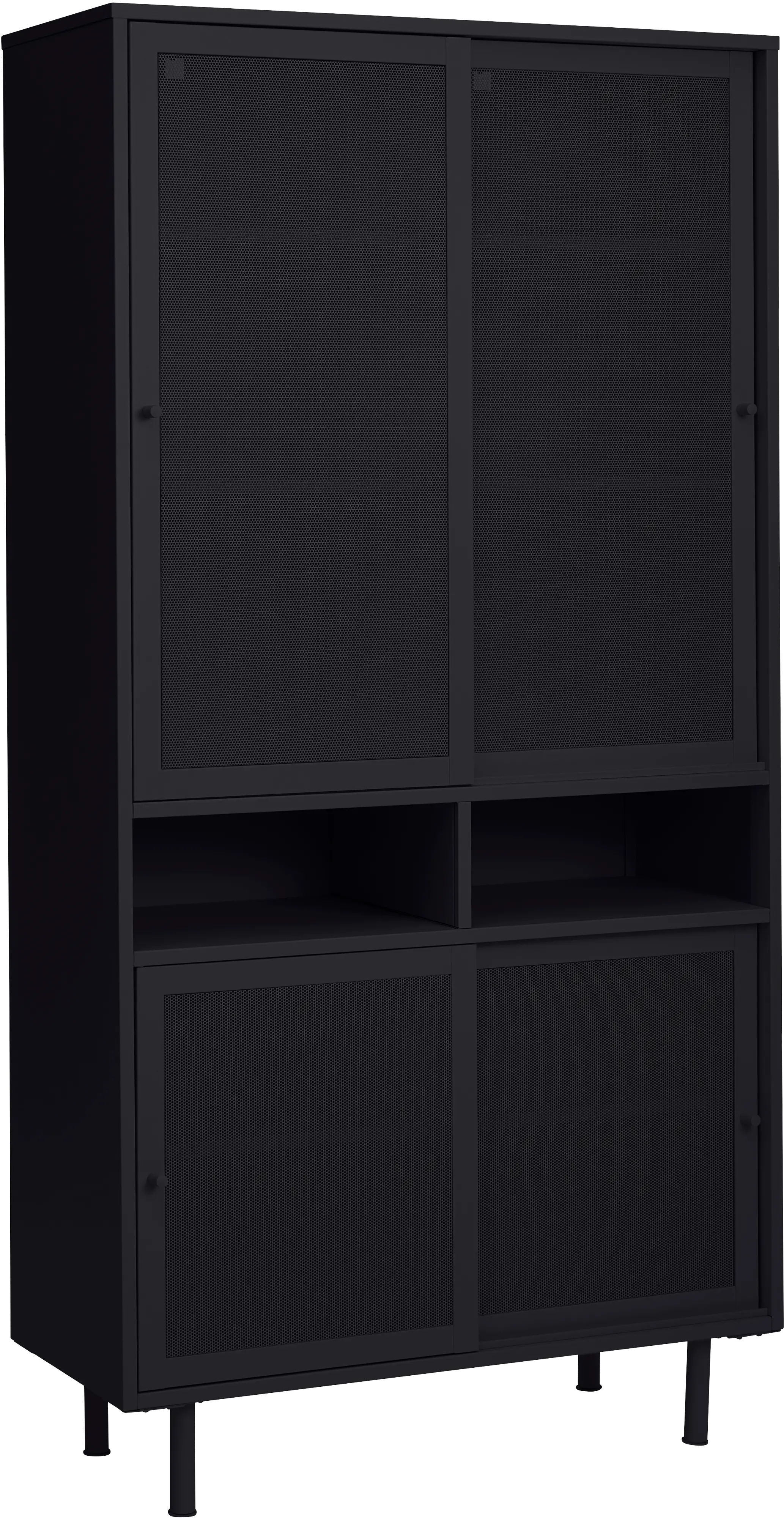 Veep Black Metal Cabinet-1