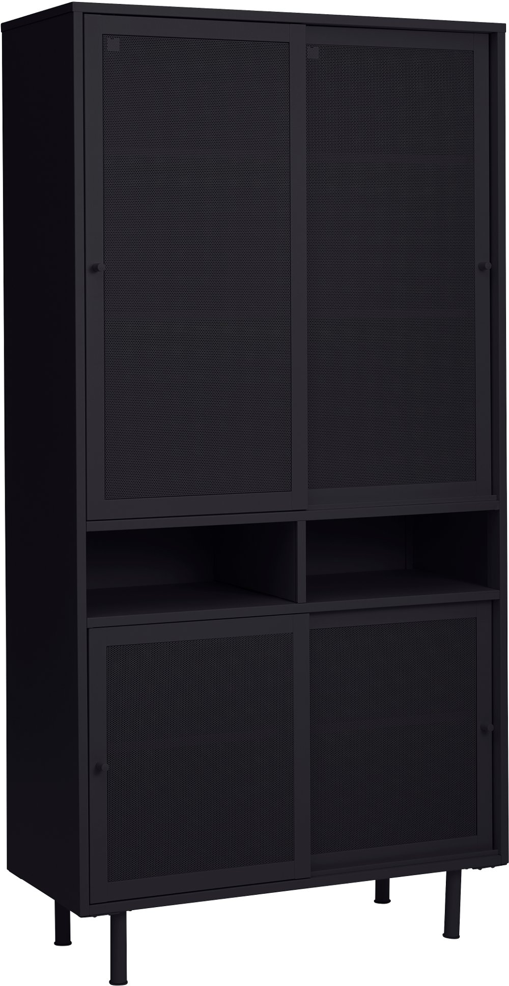 Veep Black Metal Cabinet